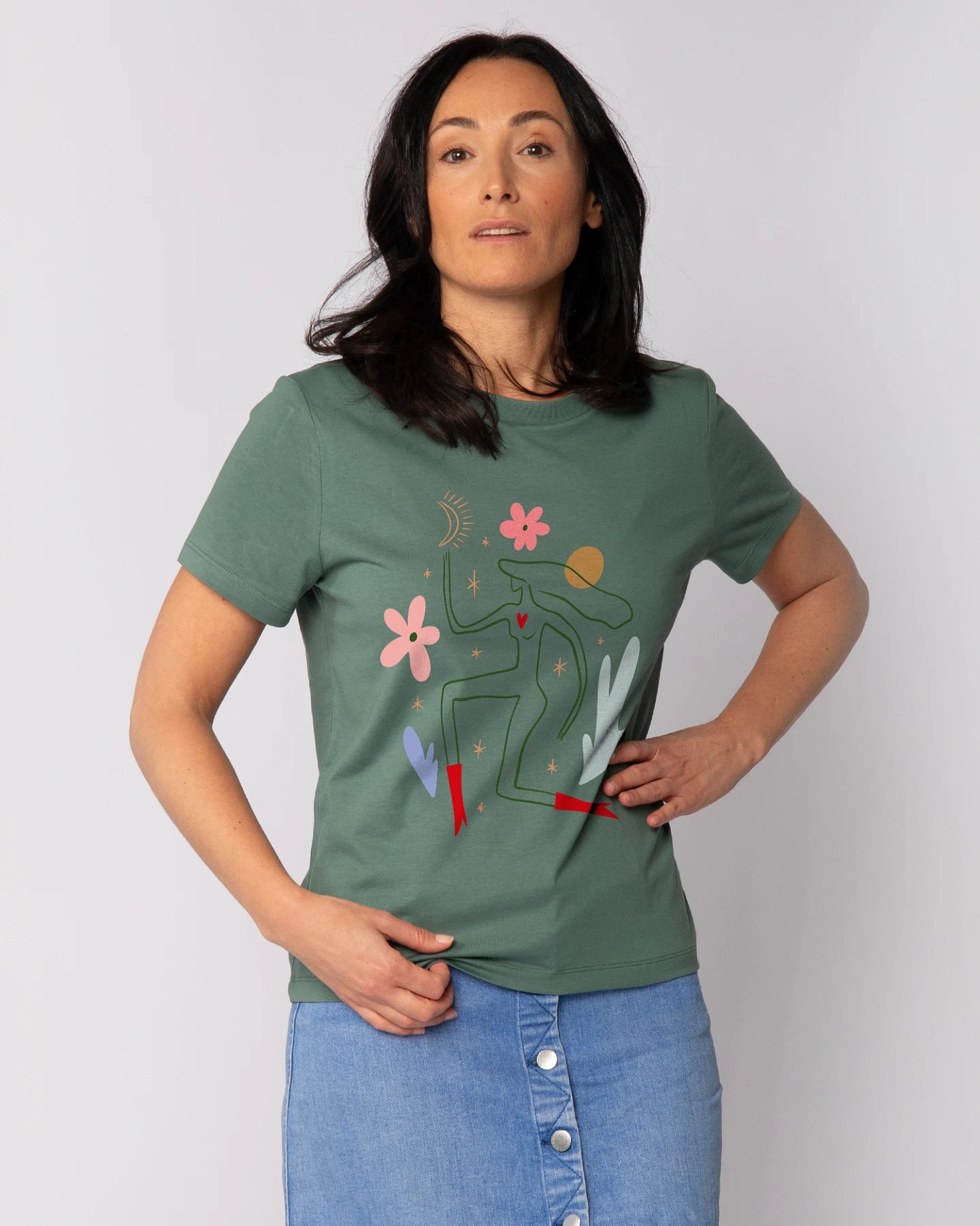 Watapparel T-Shirt Love And Flex – Ansicht 2
