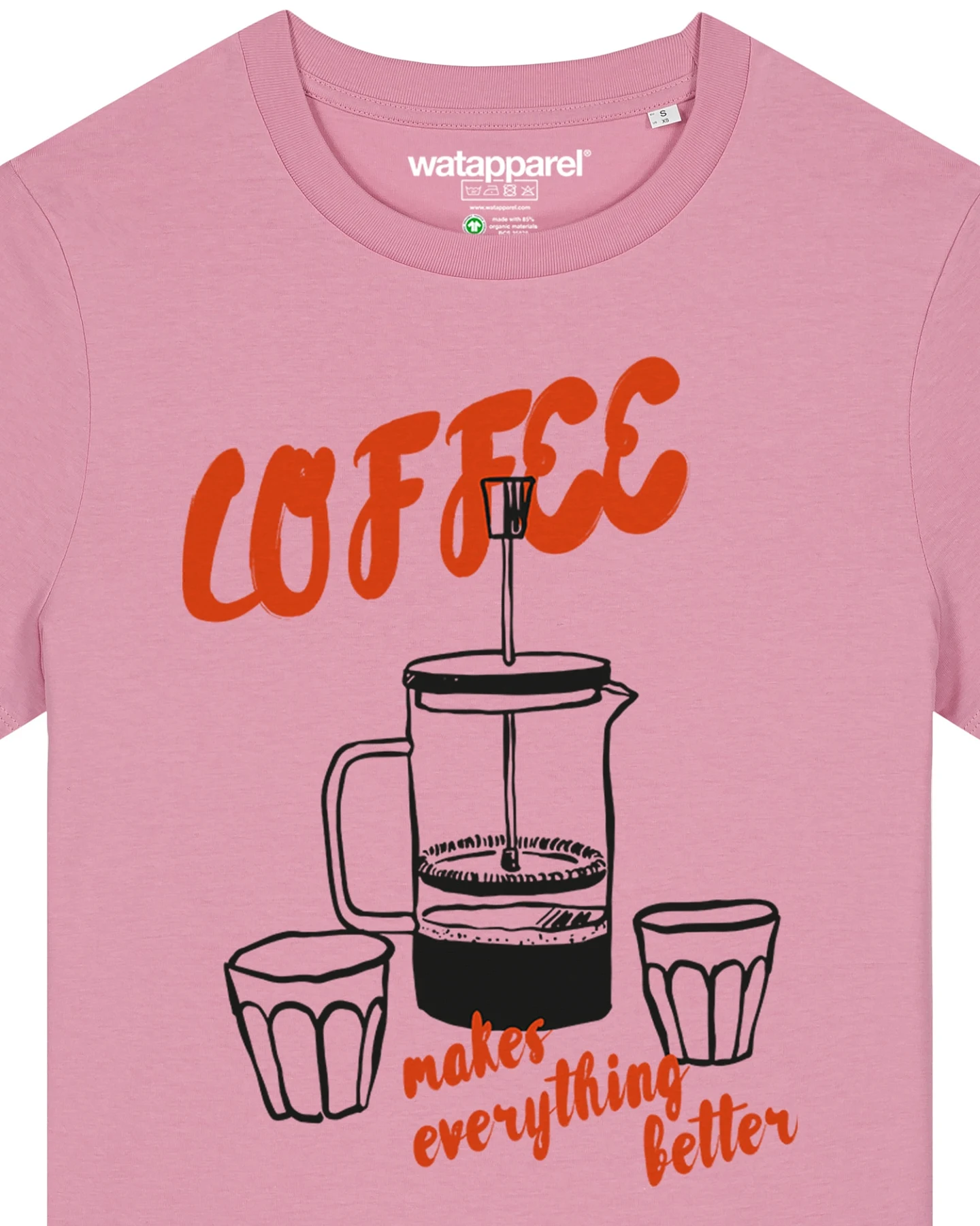 Watapparel T-Shirt Coffee makes everything better – Ansicht 3