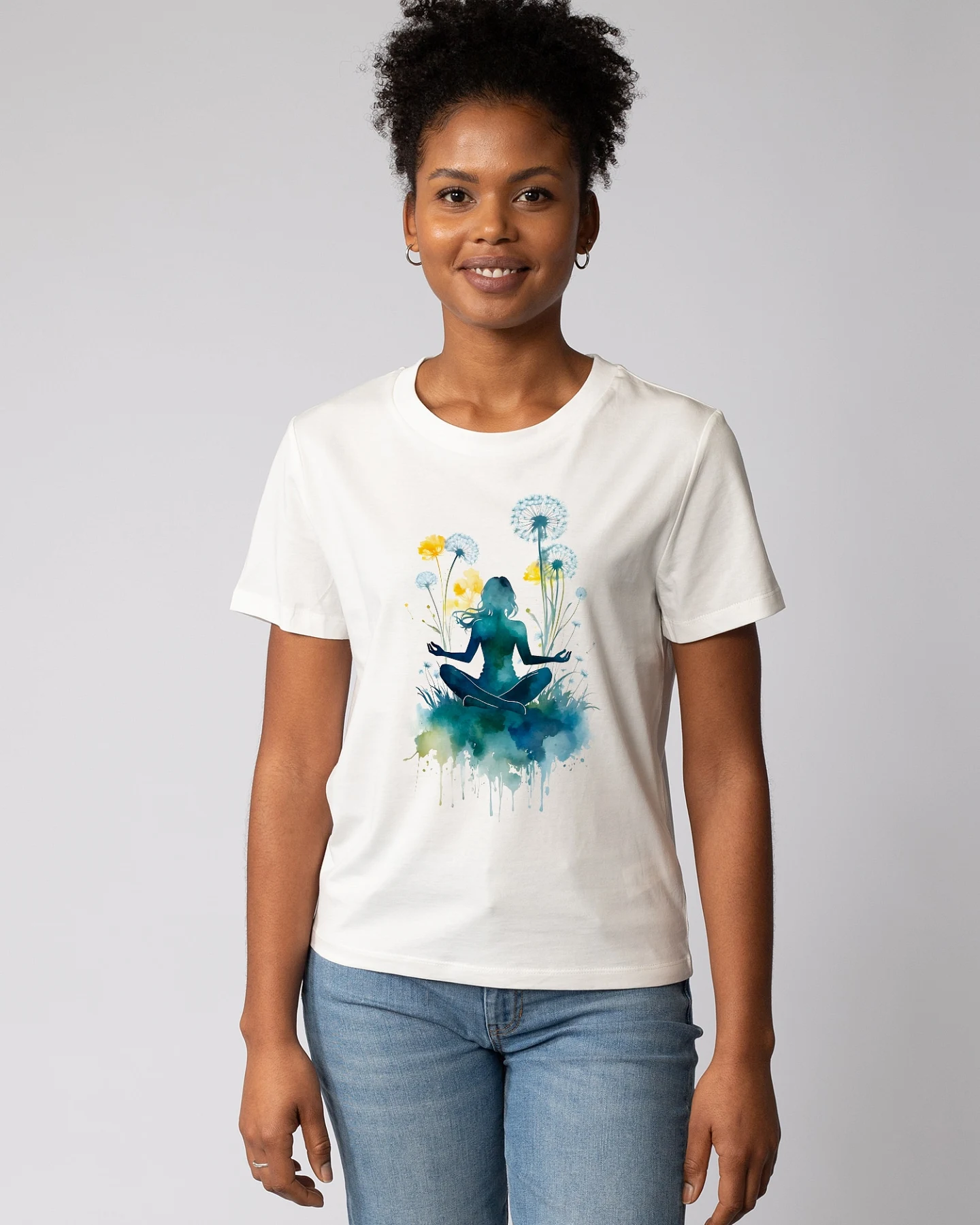 Watapparel T-Shirt Yoga & Meditation – Ansicht 2