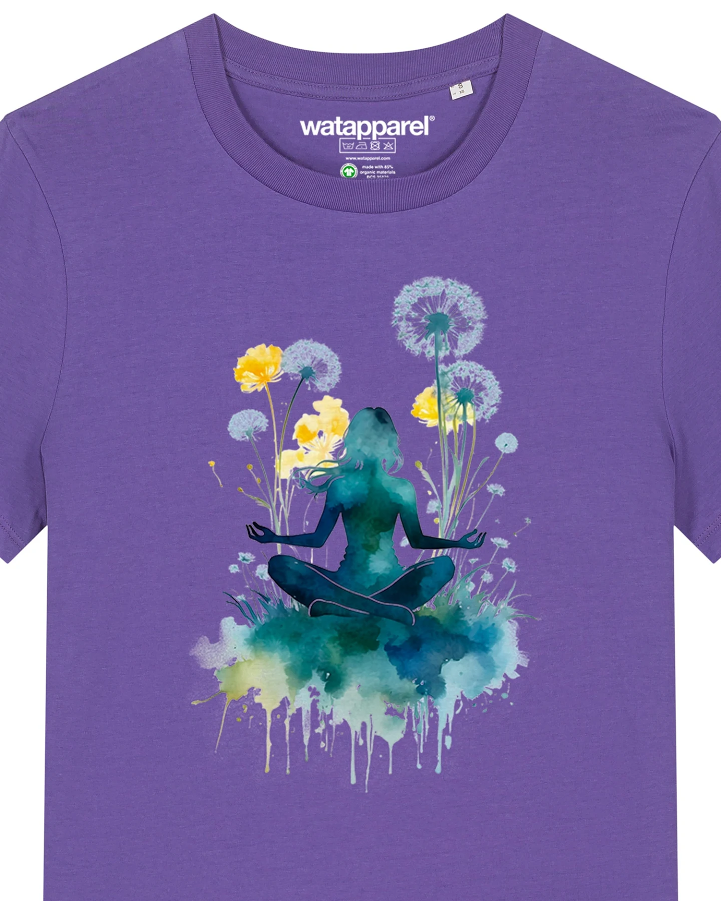 Watapparel T-Shirt Yoga & Meditation – Ansicht 3
