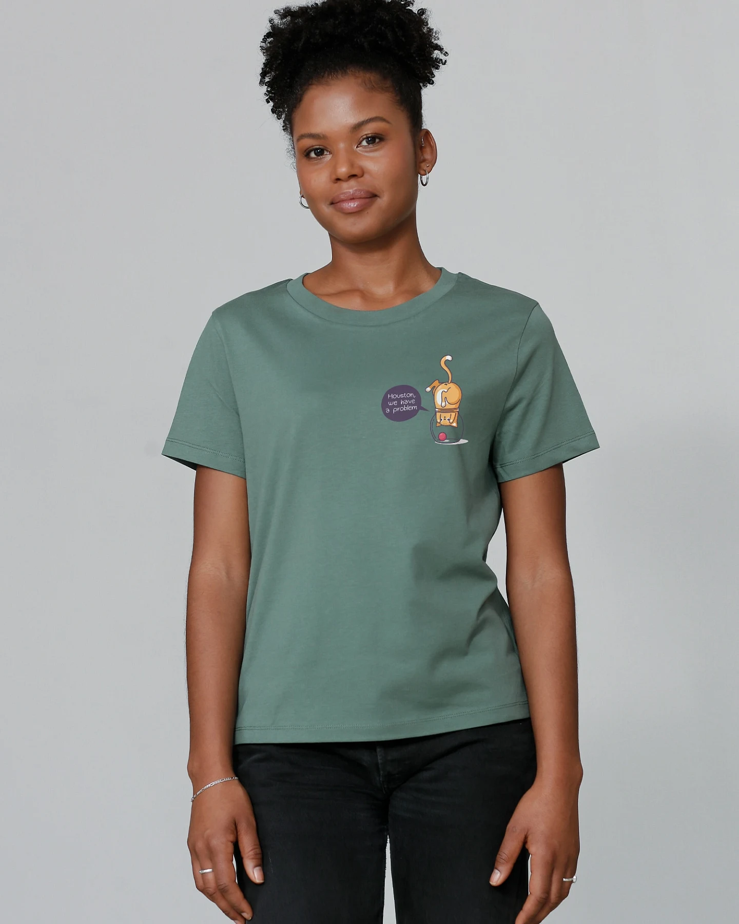 Watapparel T-Shirt Funny Cat – Ansicht 2