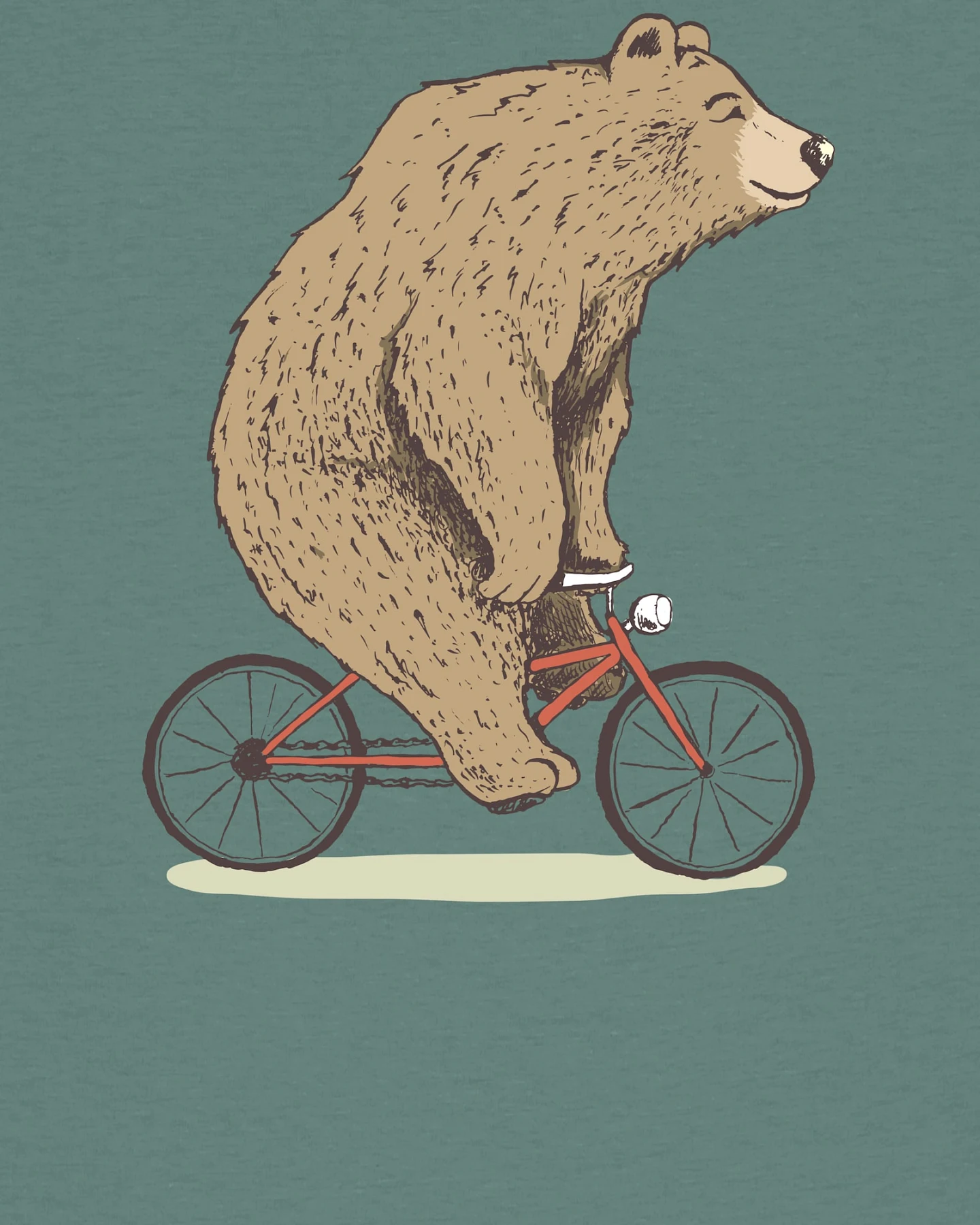Watapparel T-Shirt Fahrradbär – Ansicht 3