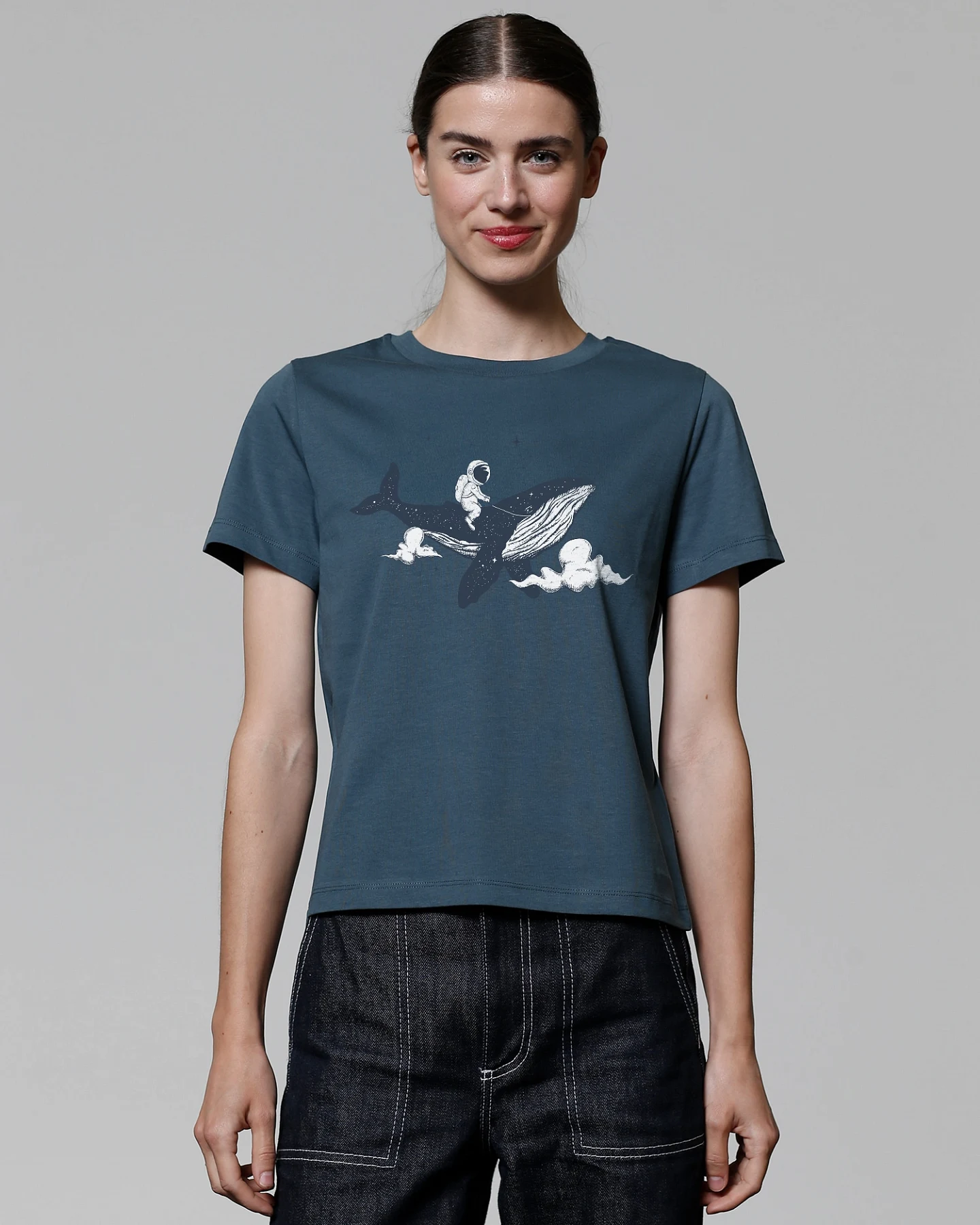 Watapparel Shirt Spacewhale – Ansicht 2