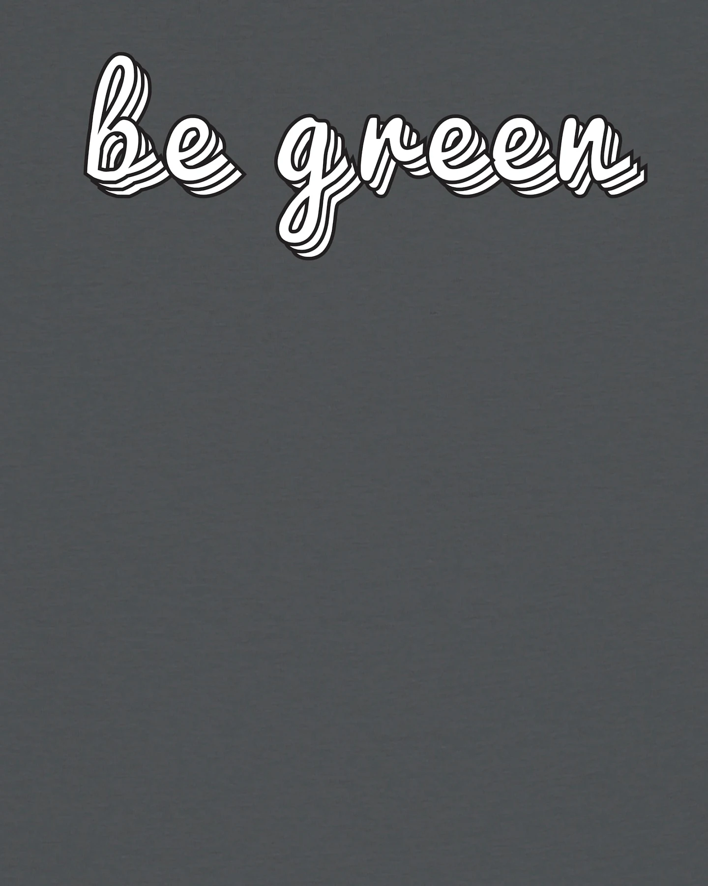 Watapparel T-Shirt Be green – Ansicht 3