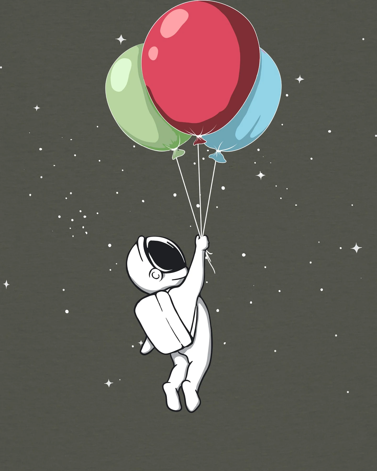 Watapparel Shirt Little Balloon Astronaut – Ansicht 3