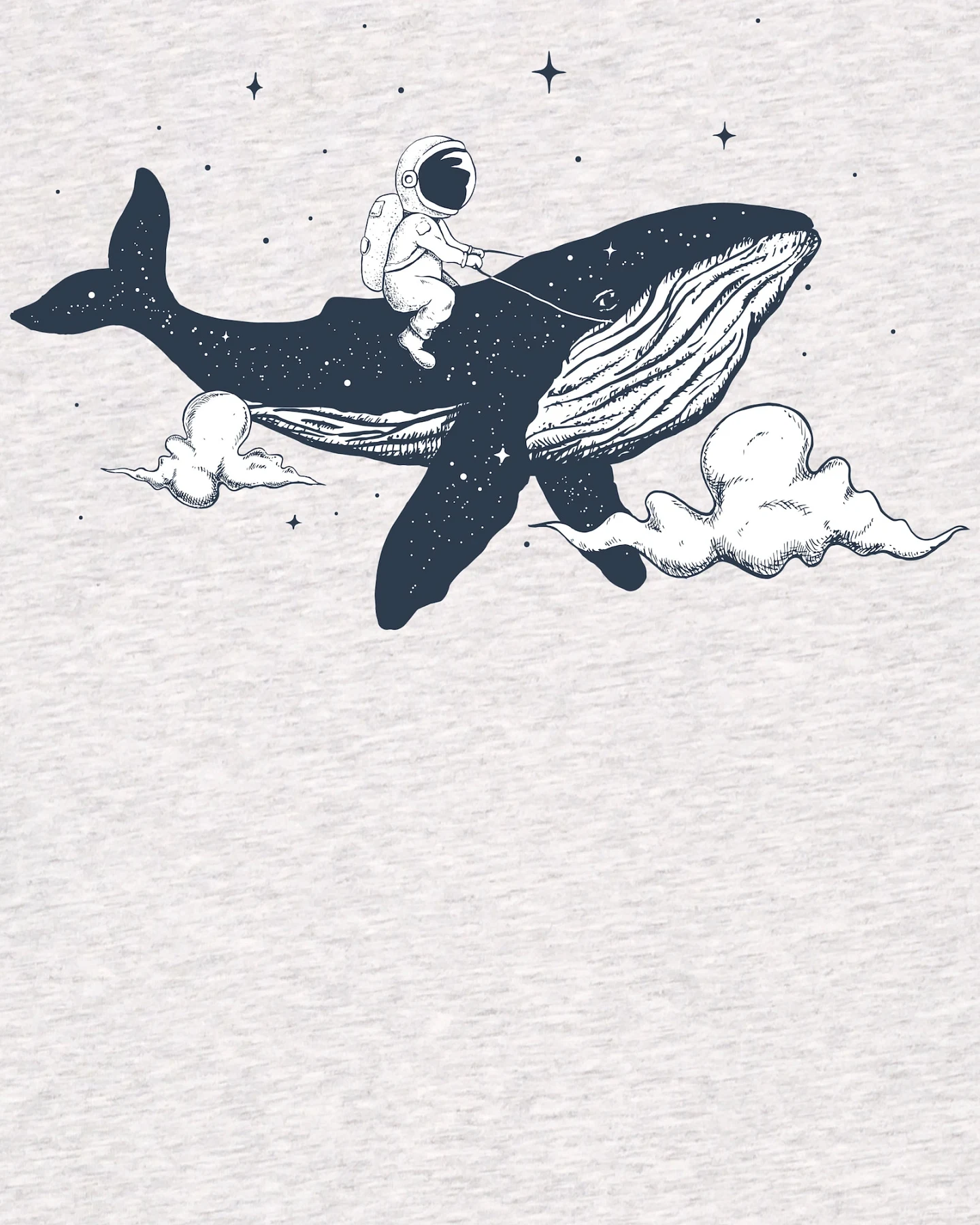 Watapparel T-Shirt Spacewhale – Ansicht 3