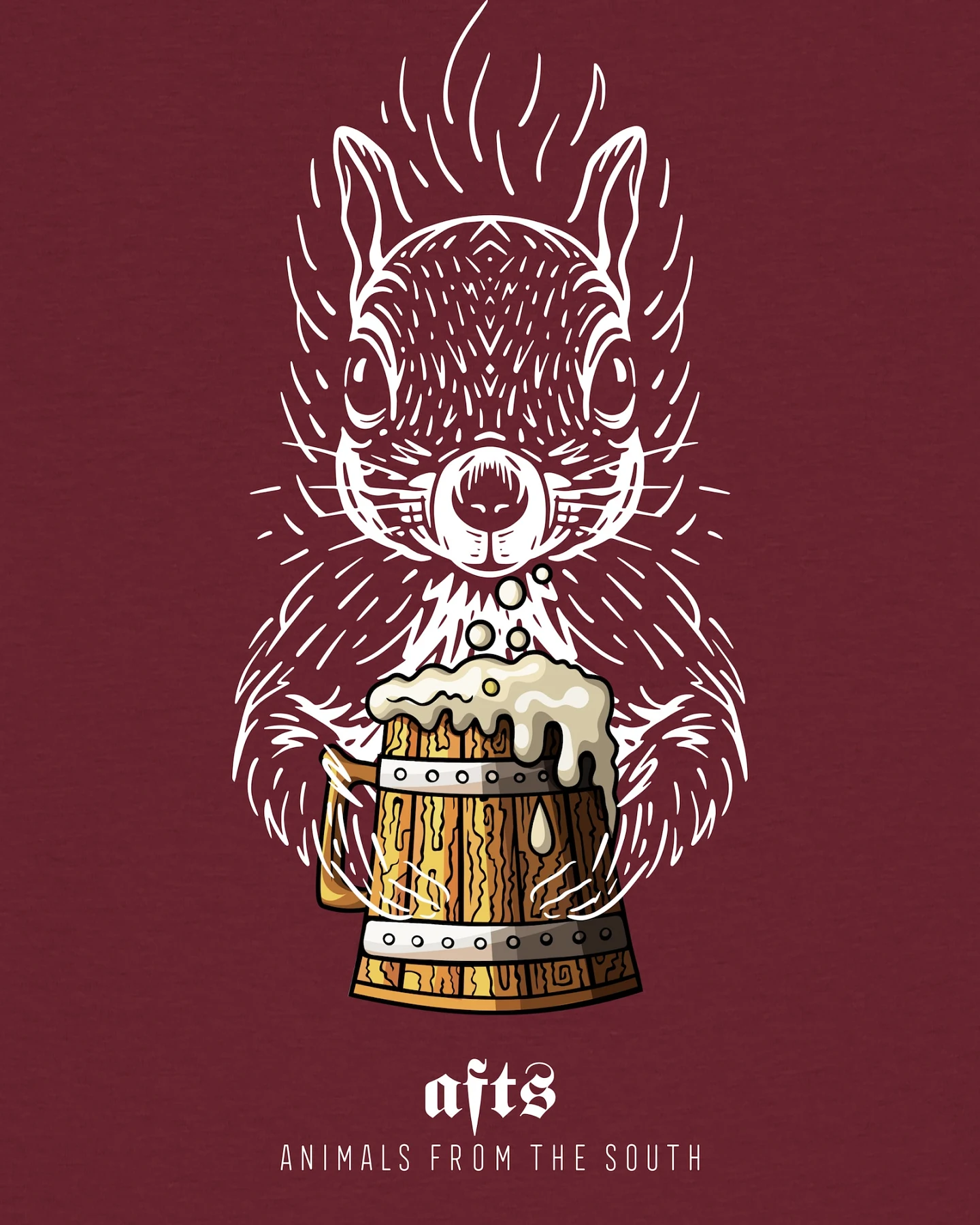 Watapparel T-Shirt Eichhörnchen – Ansicht 3