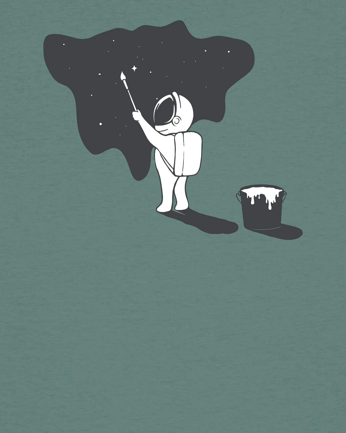 Watapparel T-Shirt Painting space – Ansicht 3