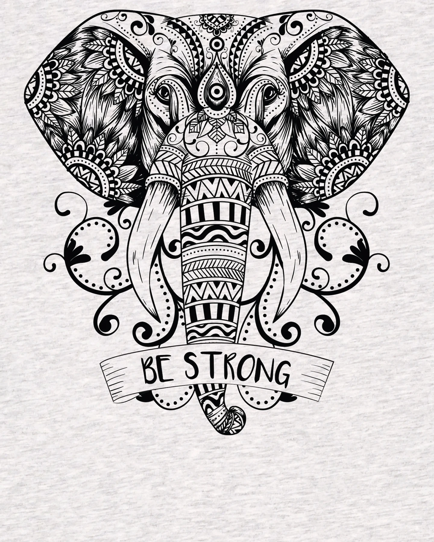 Watapparel Shirt Mandala Elephant – Ansicht 3