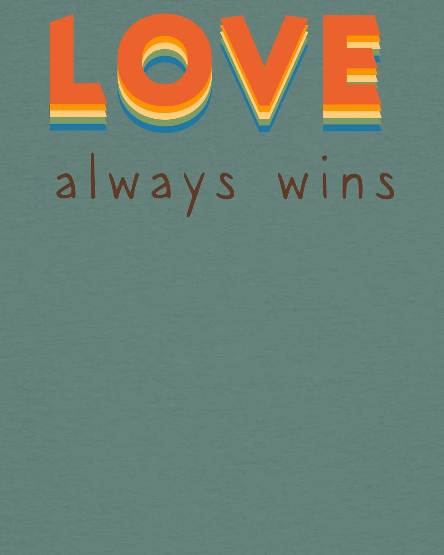 Watapparel Shirt Love always wins – Ansicht 3