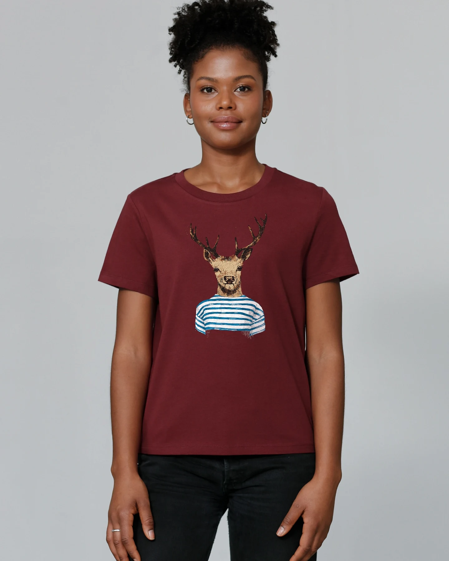 Watapparel T-Shirt Hirsch – Ansicht 2