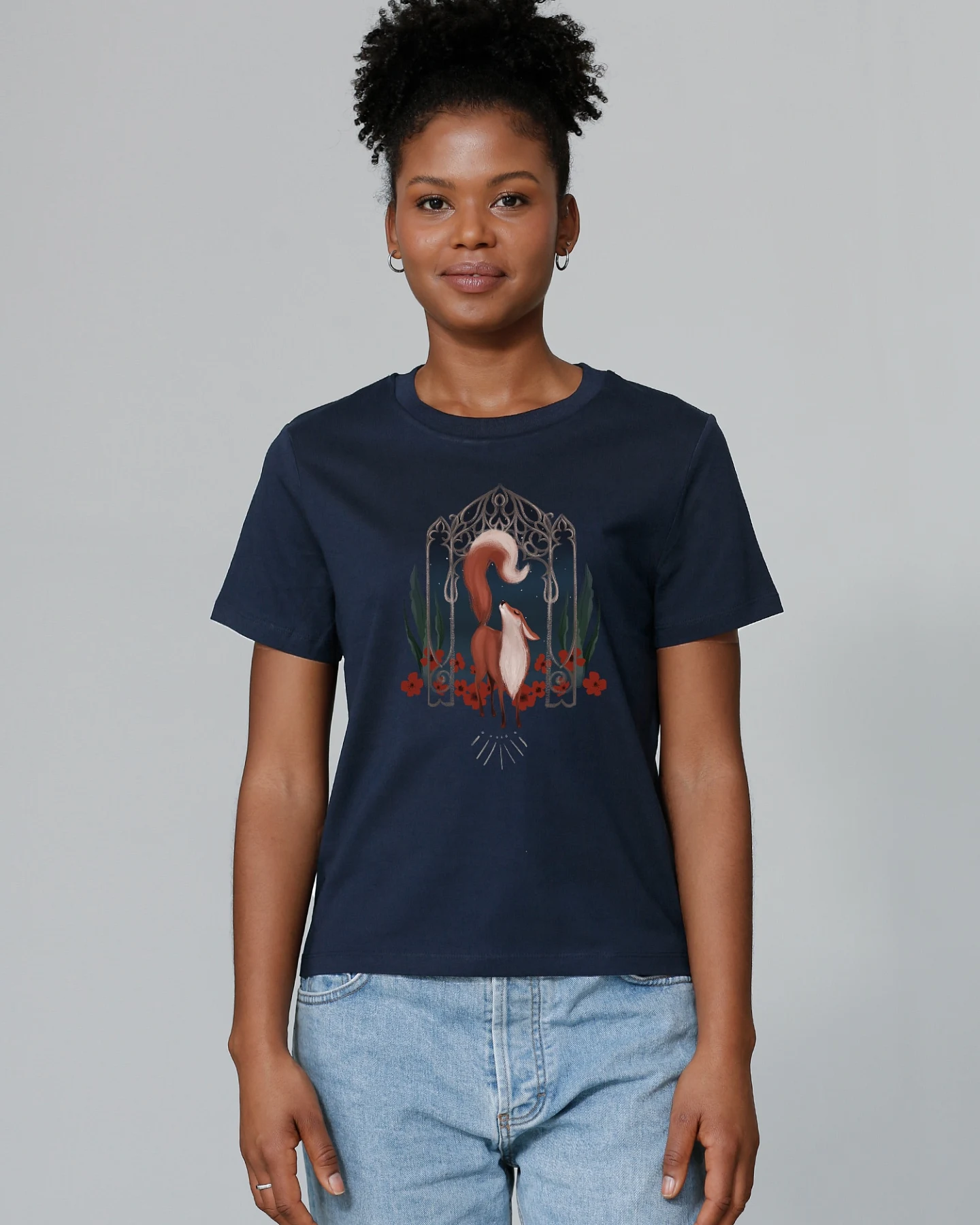 Watapparel T-Shirt Der wunderschöne Fuchs – Ansicht 2