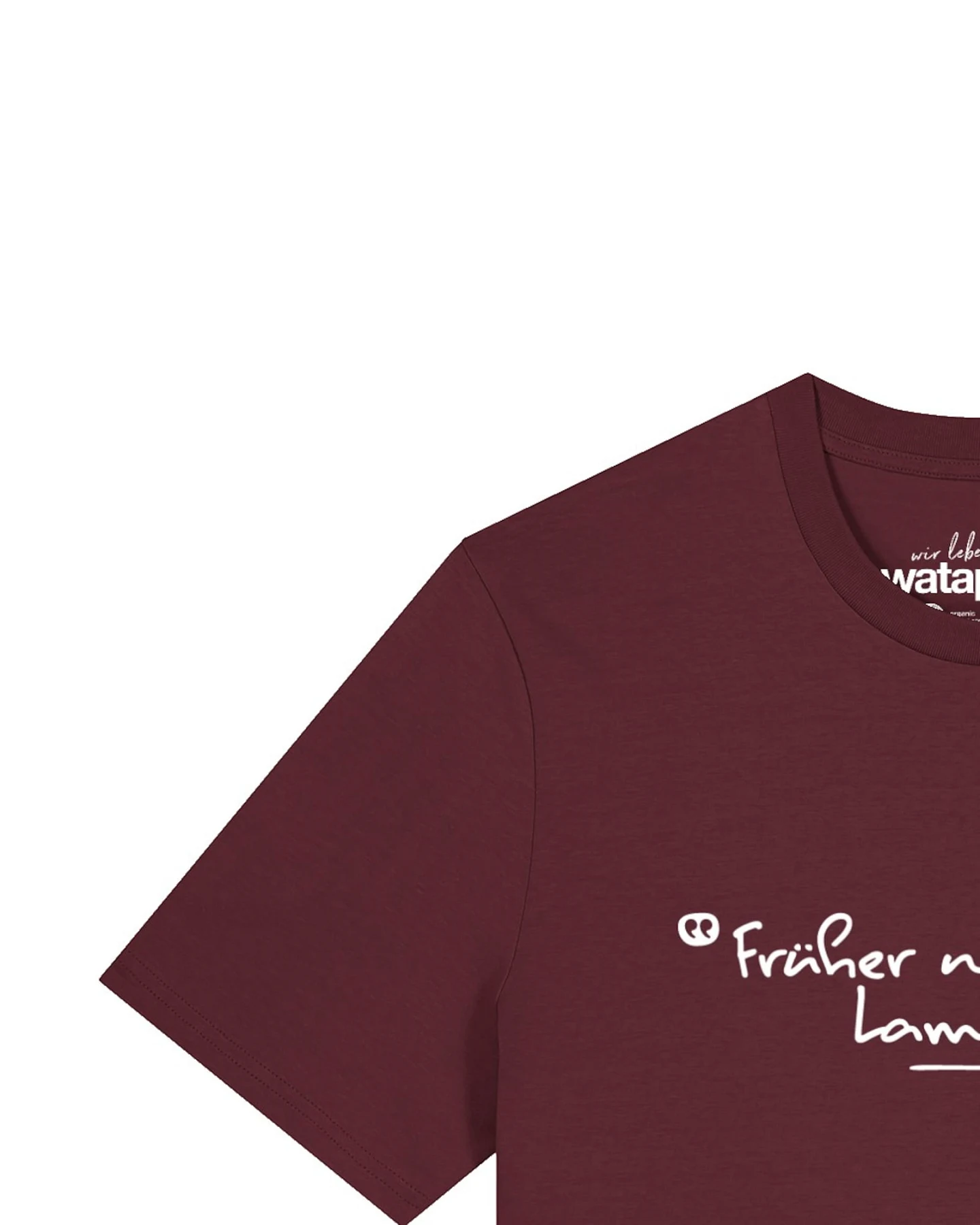 Watapparel T-Shirt Früher War Mehr Lametta – Ansicht 3
