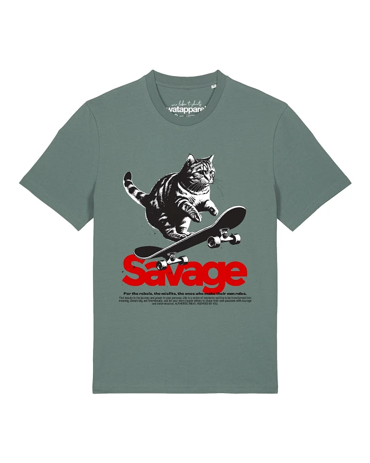 Watapparel T-Shirt Savage cat