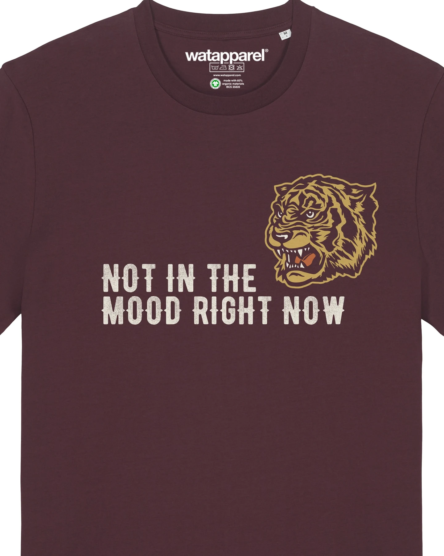 Watapparel T-Shirt Not in the mood – Ansicht 3