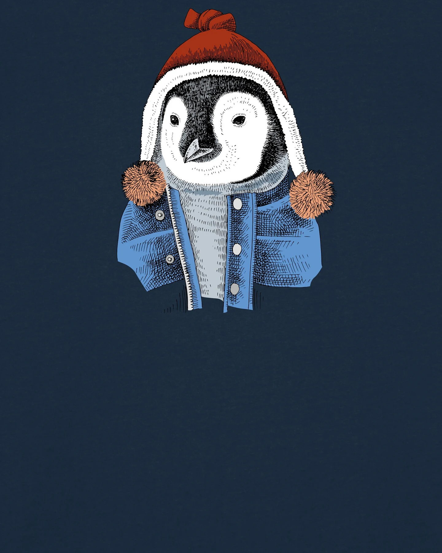 Watapparel T-Shirt Pinguin – Ansicht 3