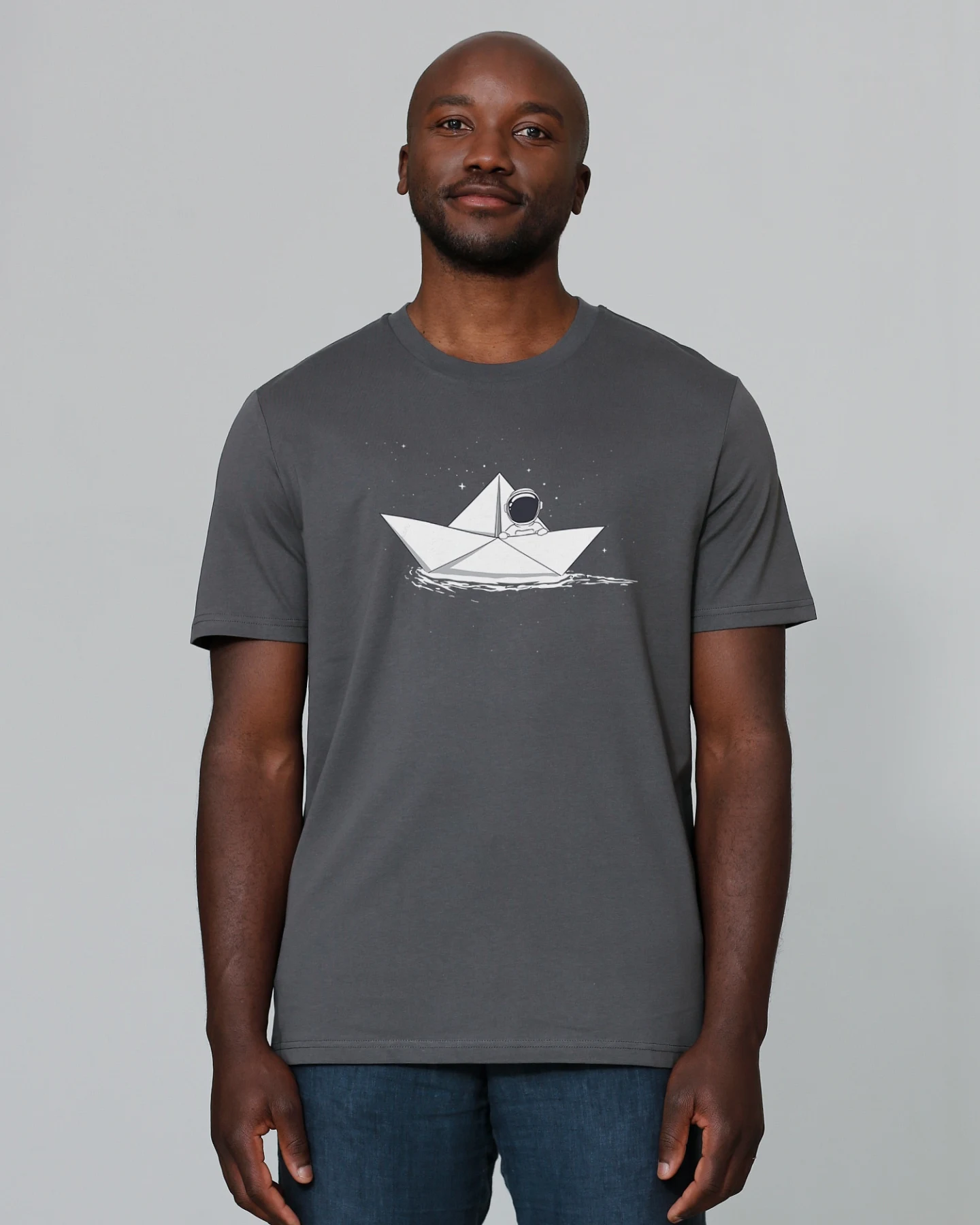 Watapparel Shirt Astronaut in paper boat – Ansicht 2