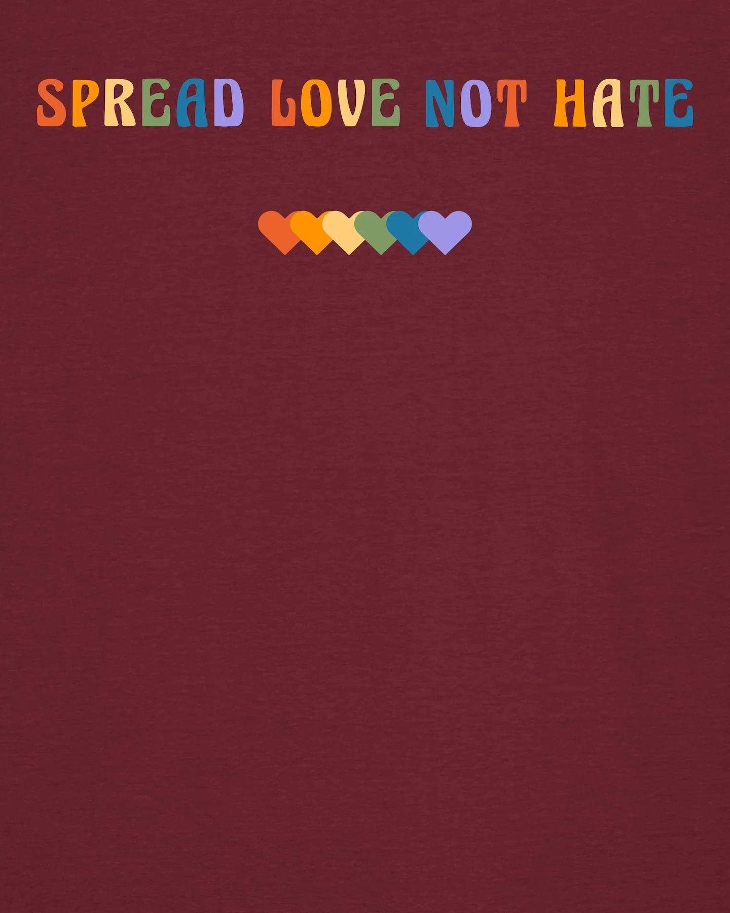 Watapparel Shirt Spread Love not Hate – Ansicht 3