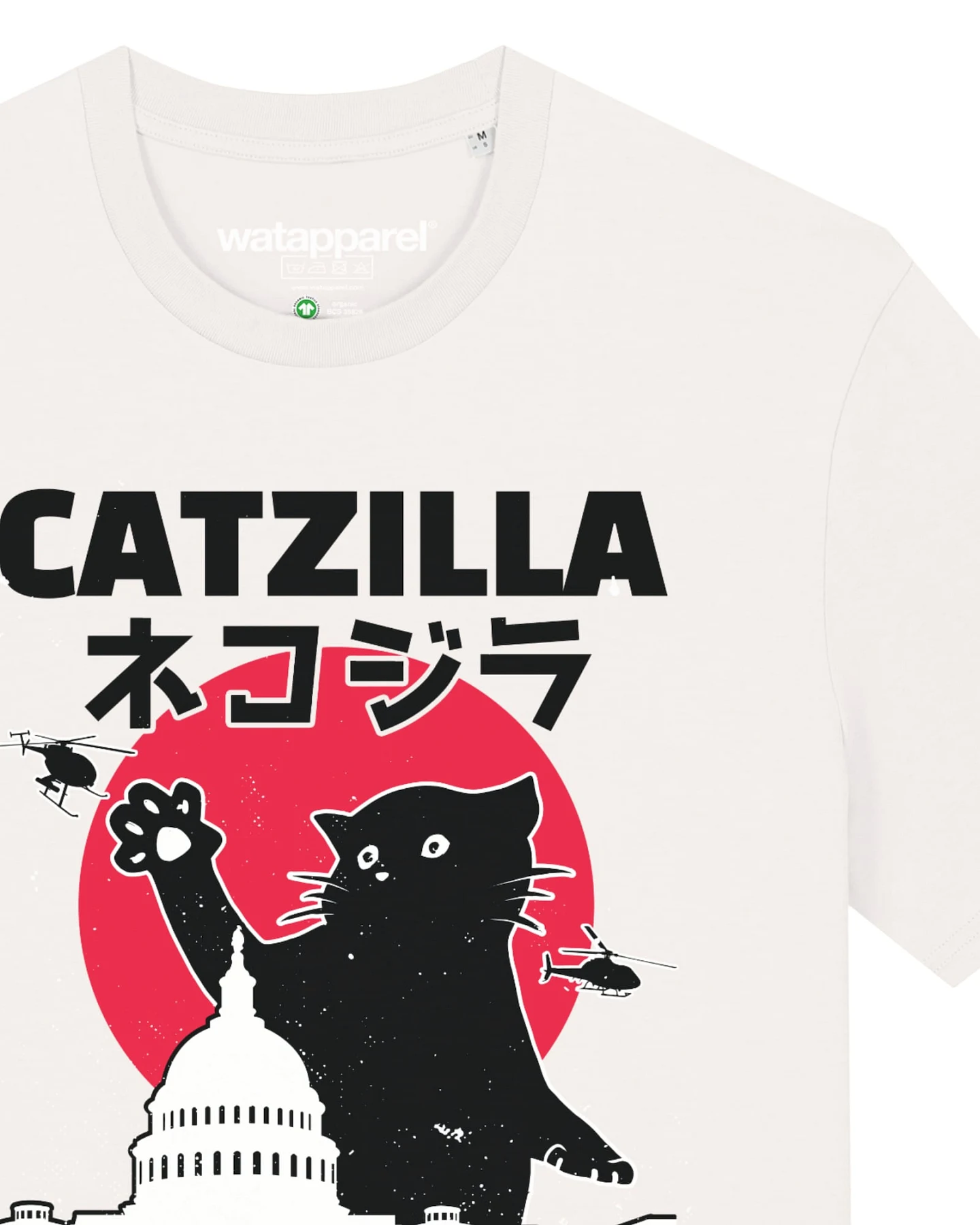 Watapparel T-Shirt Catzilla – Ansicht 3