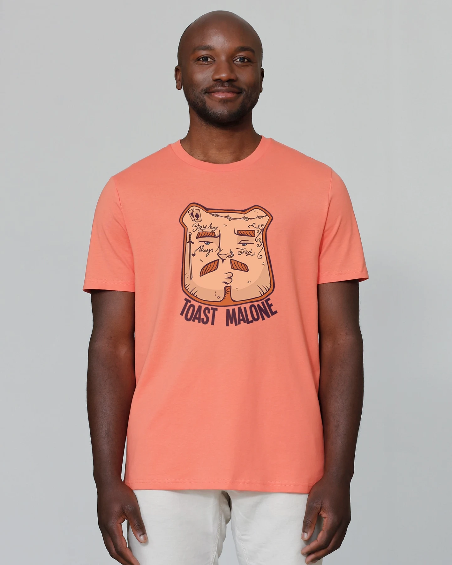 Watapparel T-Shirt Toast Malone – Ansicht 2