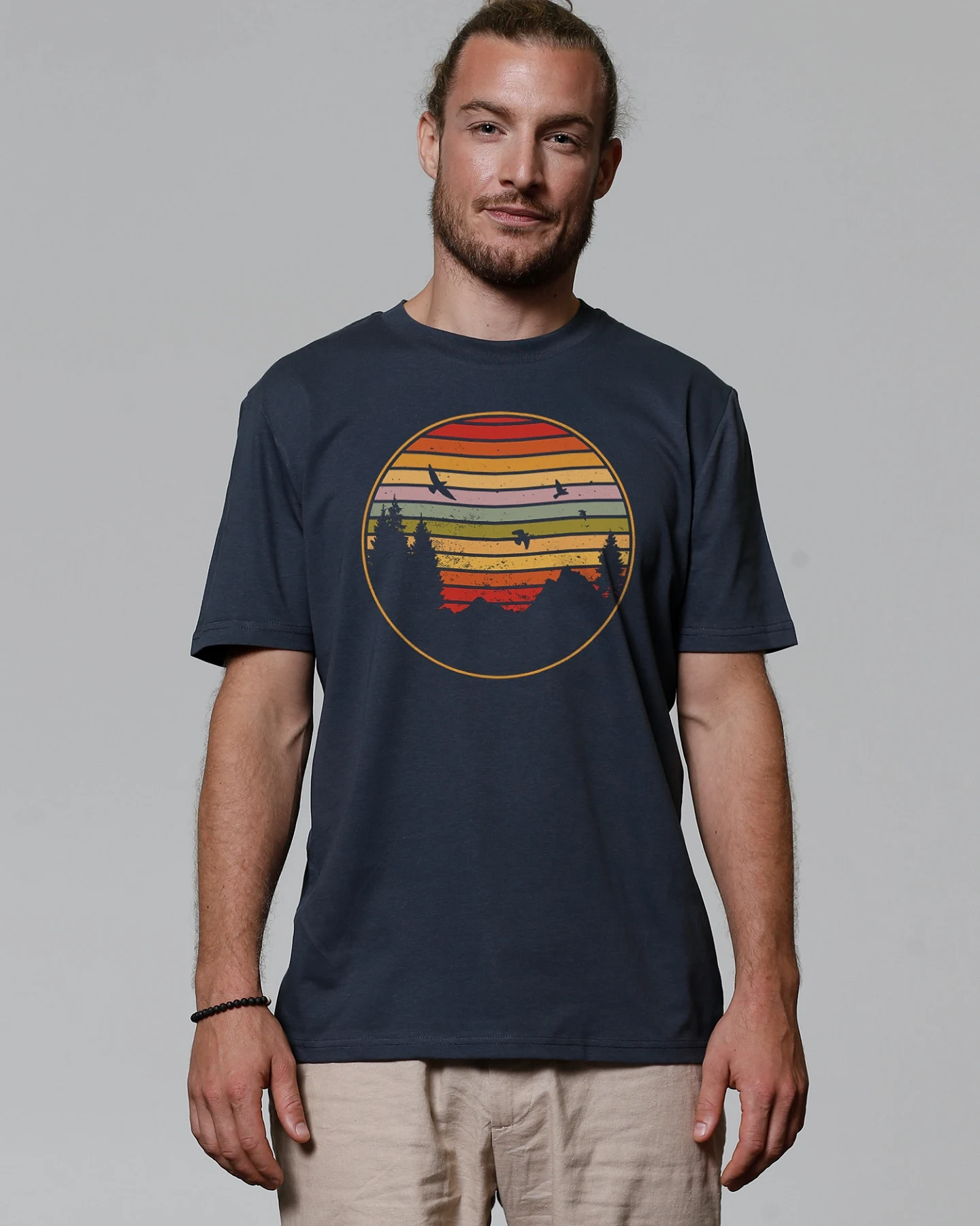 Watapparel T-Shirt Sunset Berge & Tannen – Ansicht 2