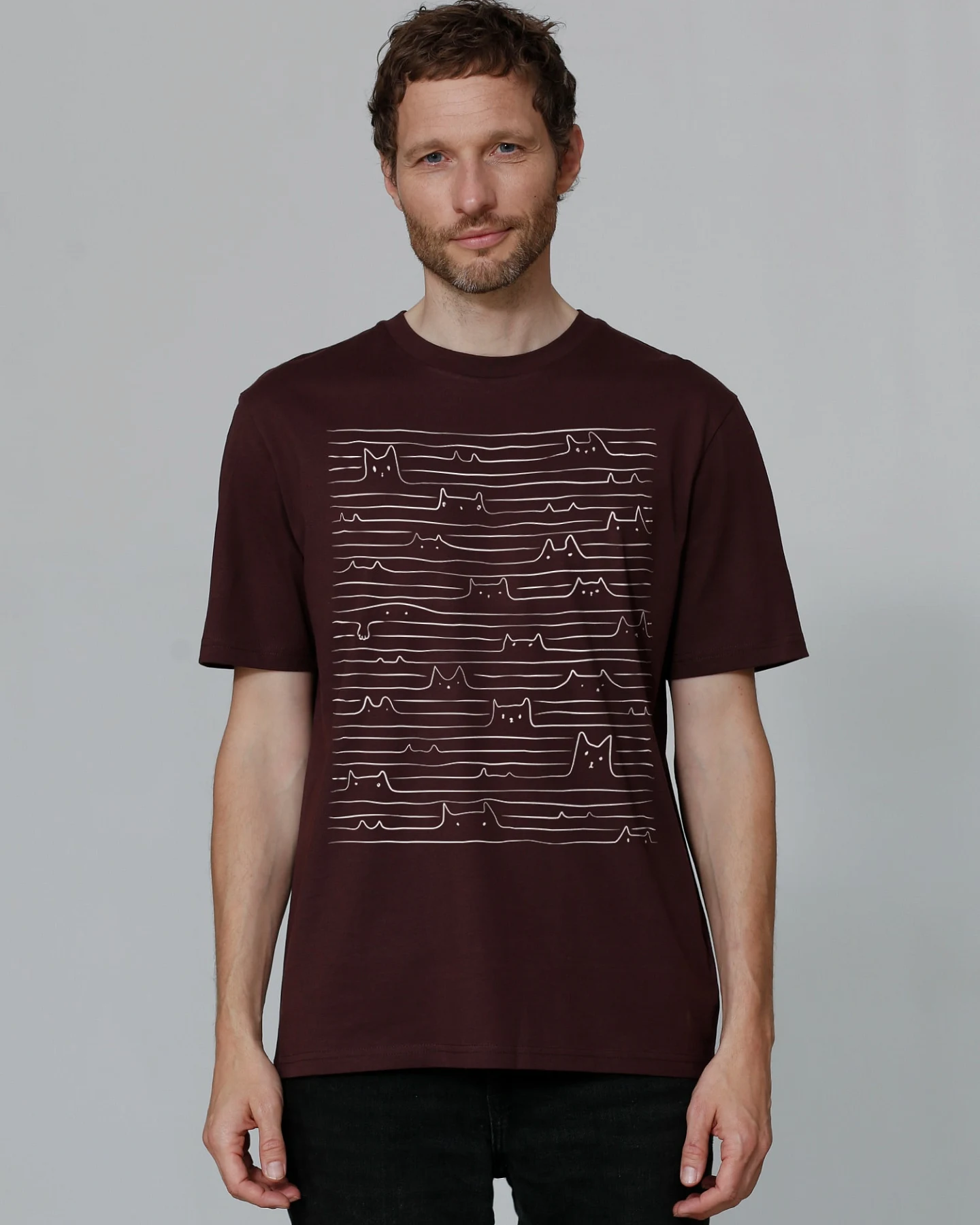 Watapparel T-Shirt Doodle Cats – Ansicht 2
