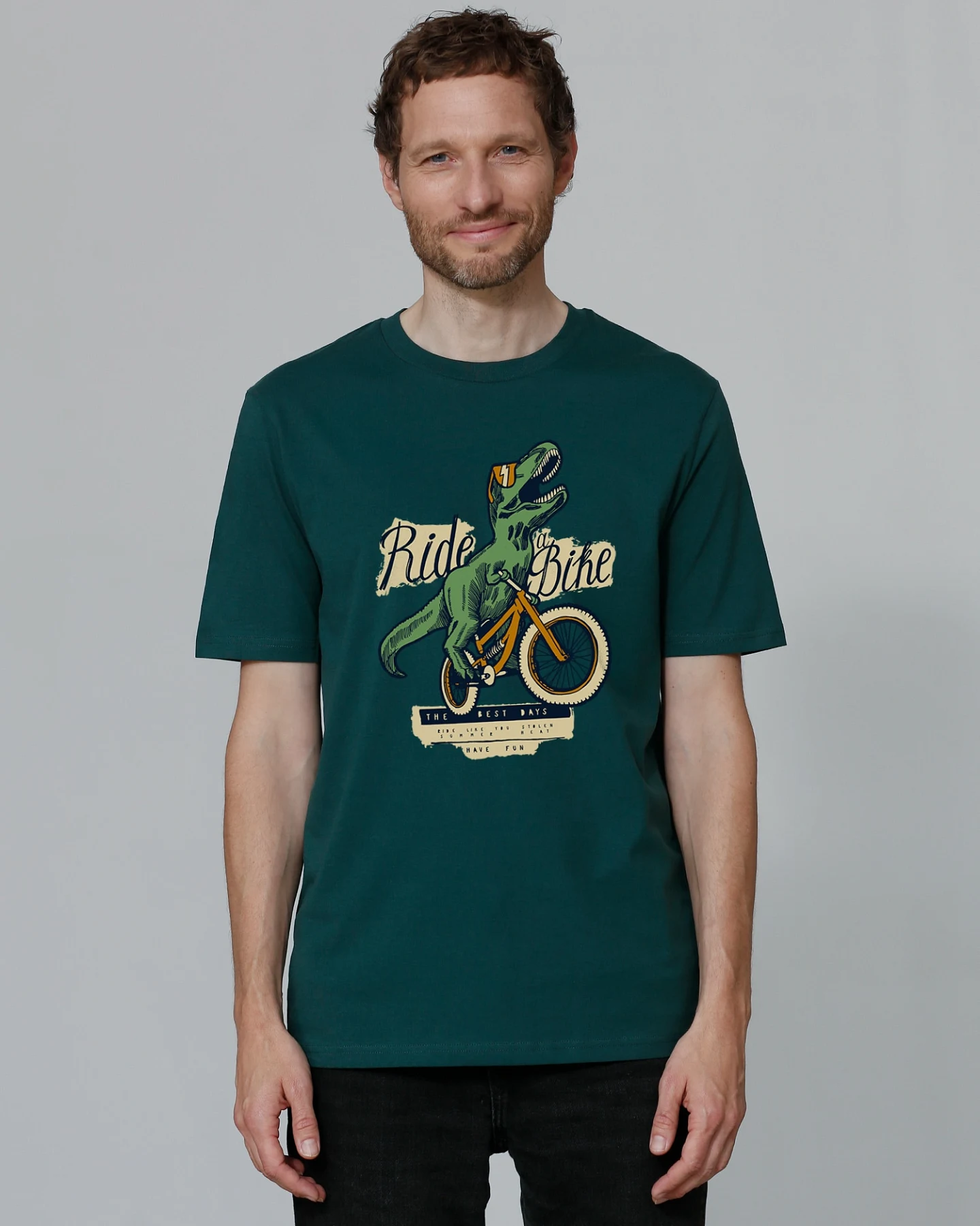 Watapparel Shirt T-Rex Fahrrad – Ansicht 2
