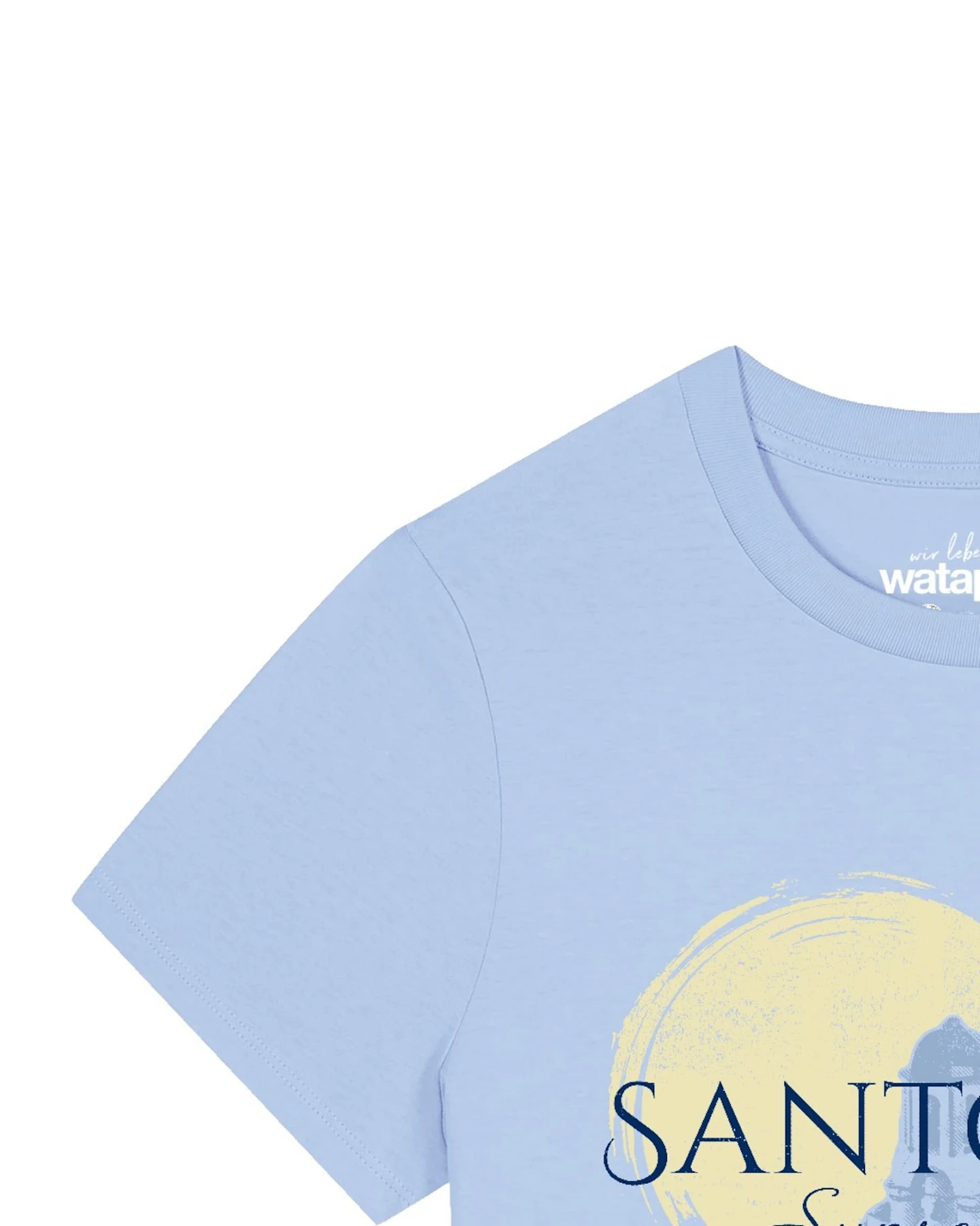 Watapparel T-Shirt Santorini Sunset Club – Ansicht 3