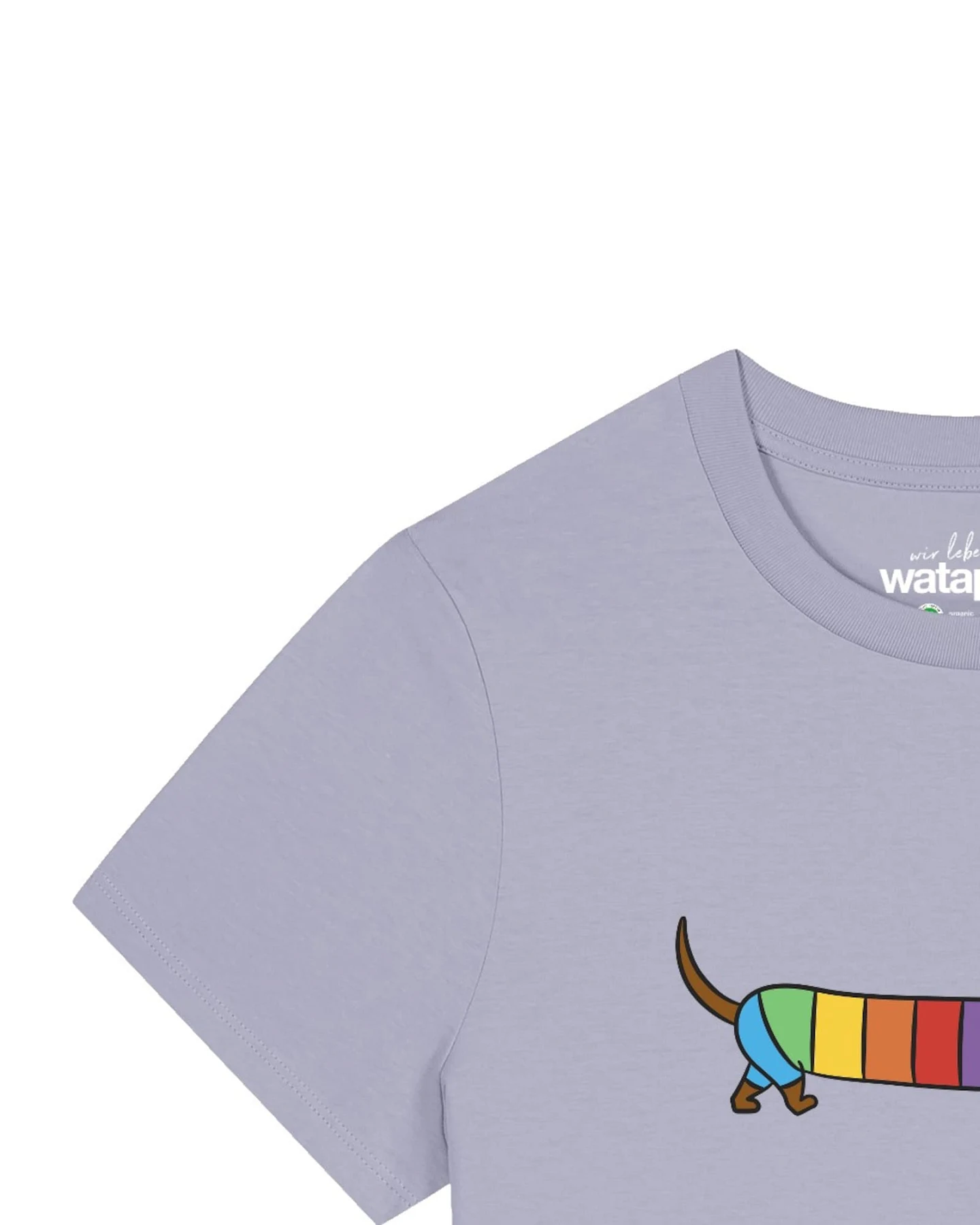 Watapparel T-Shirt Regenbogen Dackel – Ansicht 3