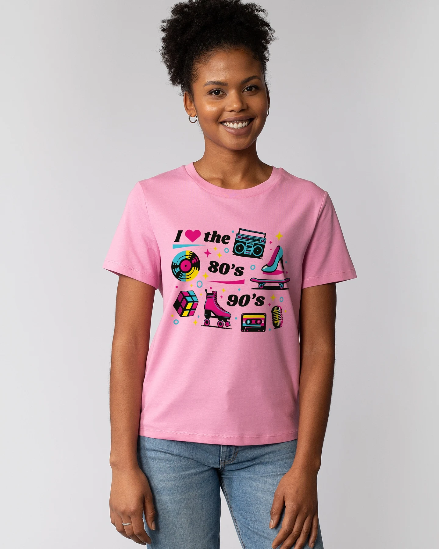 Watapparel T-Shirt 80s Love – Ansicht 2