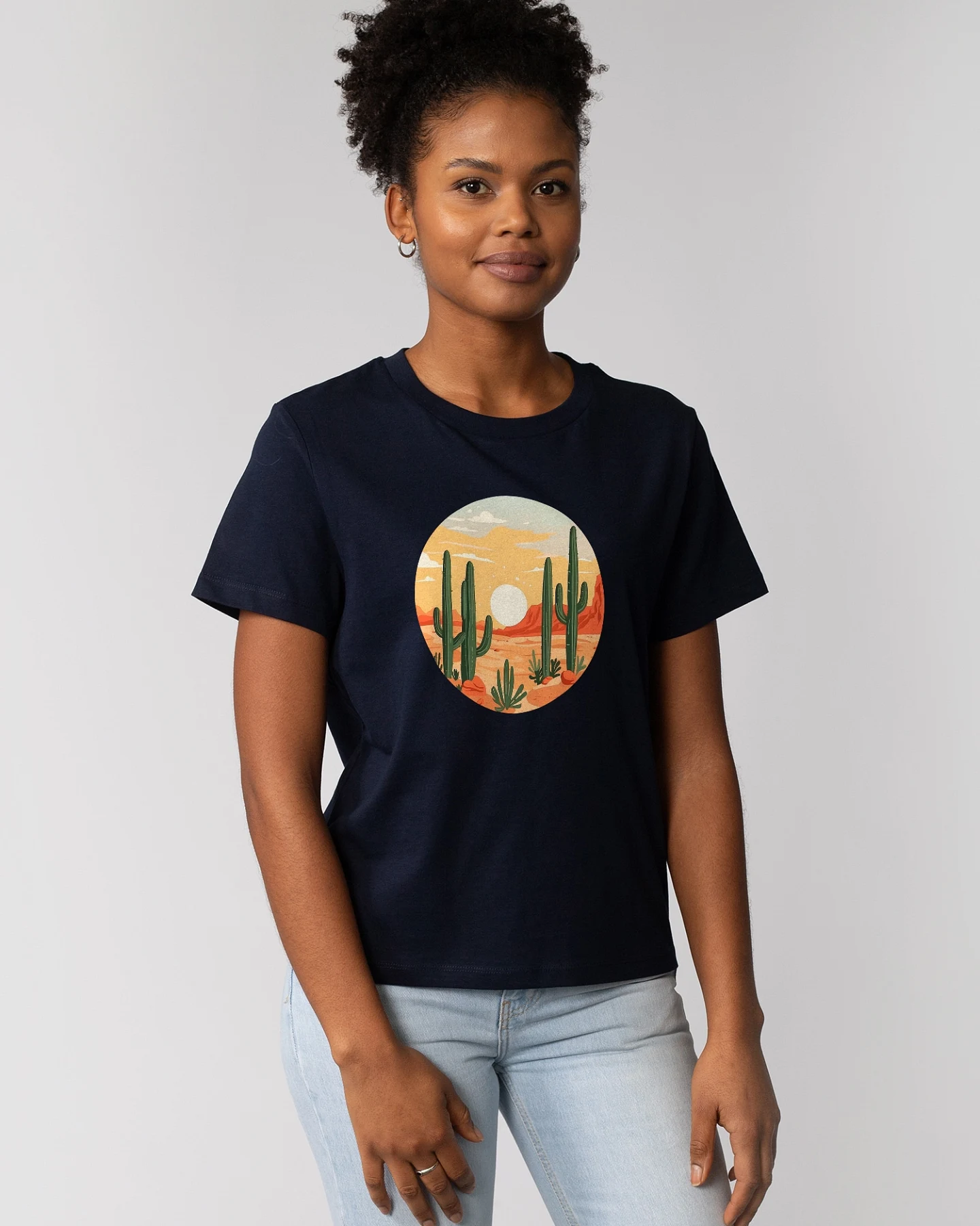 Watapparel T-Shirt Sonnenuntergang in der Wüste – Ansicht 2