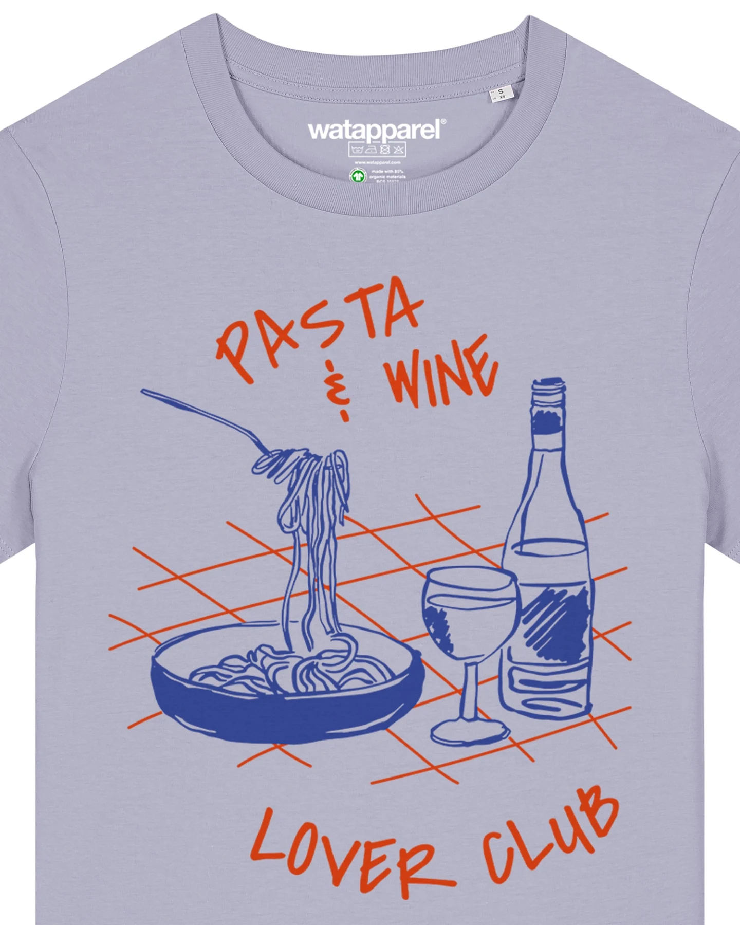 Watapparel T-Shirt Pasta Lover Club – Ansicht 3