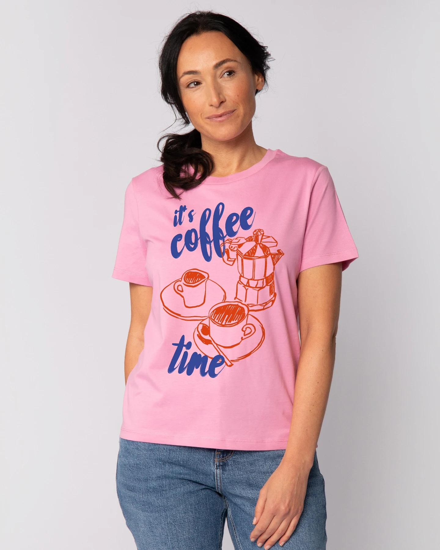 Watapparel T-Shirt Its Coffee Time – Ansicht 2