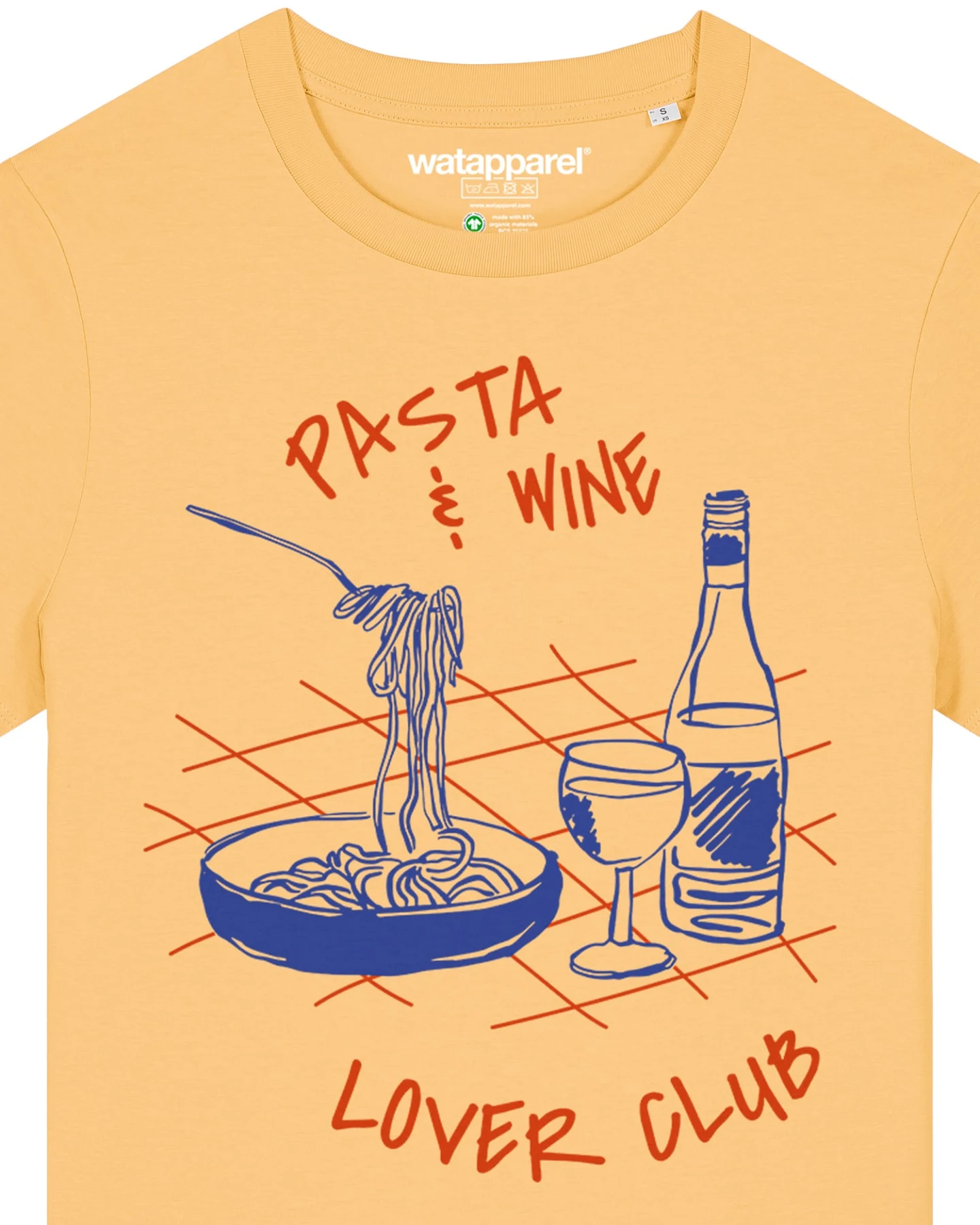 Watapparel T-Shirt Pasta Lover Club – Ansicht 3