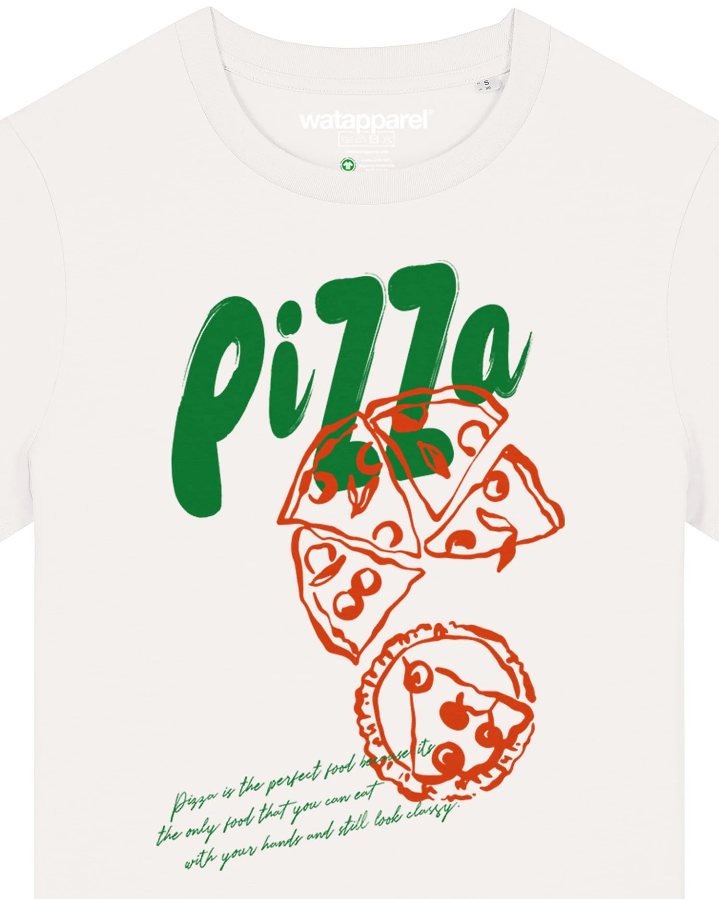 Watapparel T-Shirt Pizza – Ansicht 3