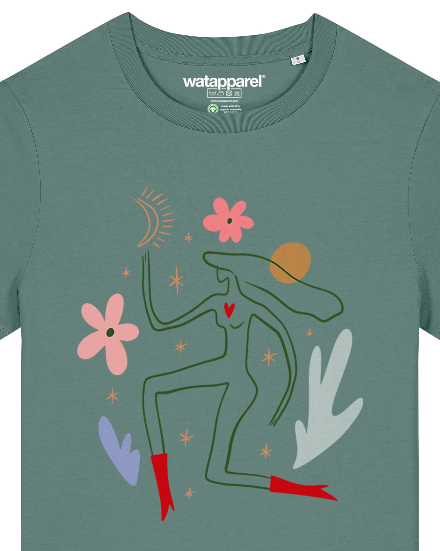 Watapparel T-Shirt Love And Flex – Ansicht 3