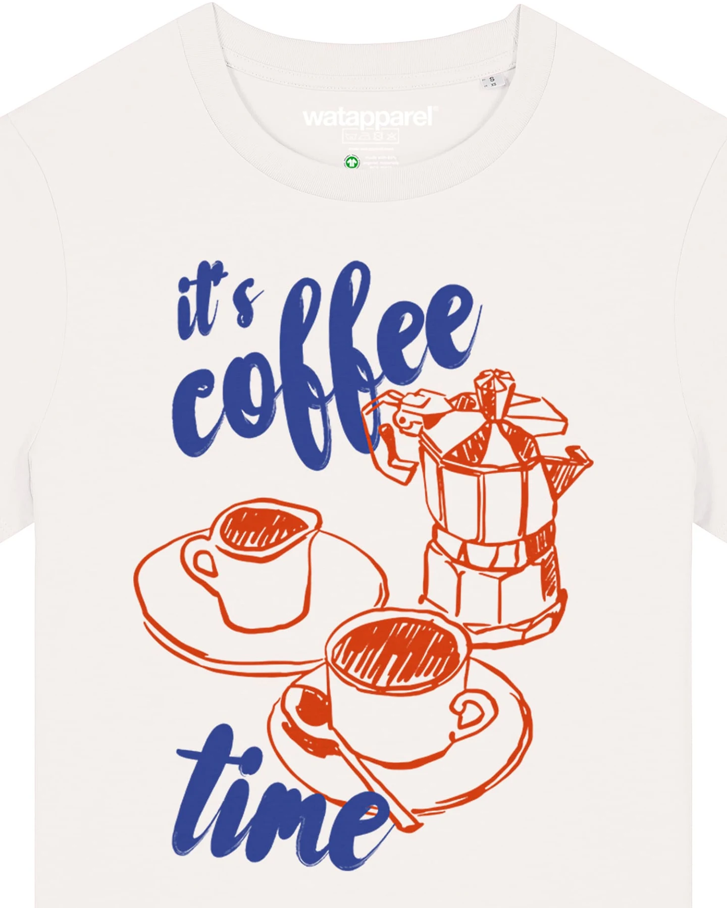 Watapparel T-Shirt Its Coffee Time – Ansicht 3