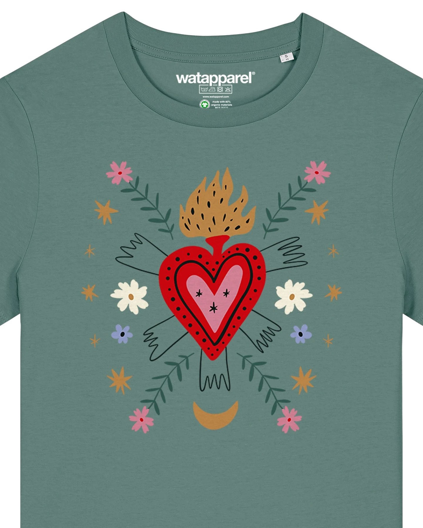Watapparel T-Shirt Love and flex – Ansicht 3
