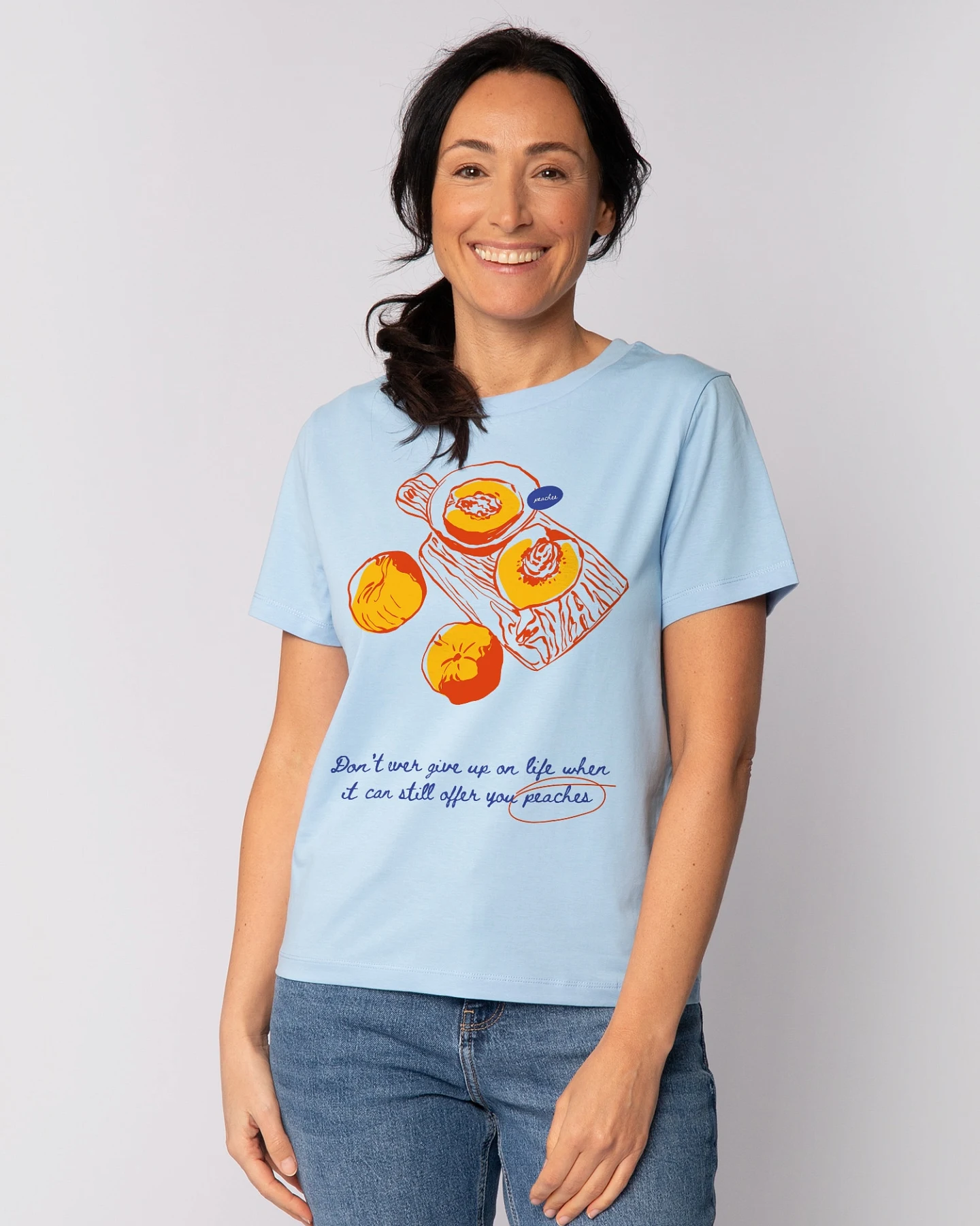 Watapparel T-Shirt Peaches – Ansicht 2