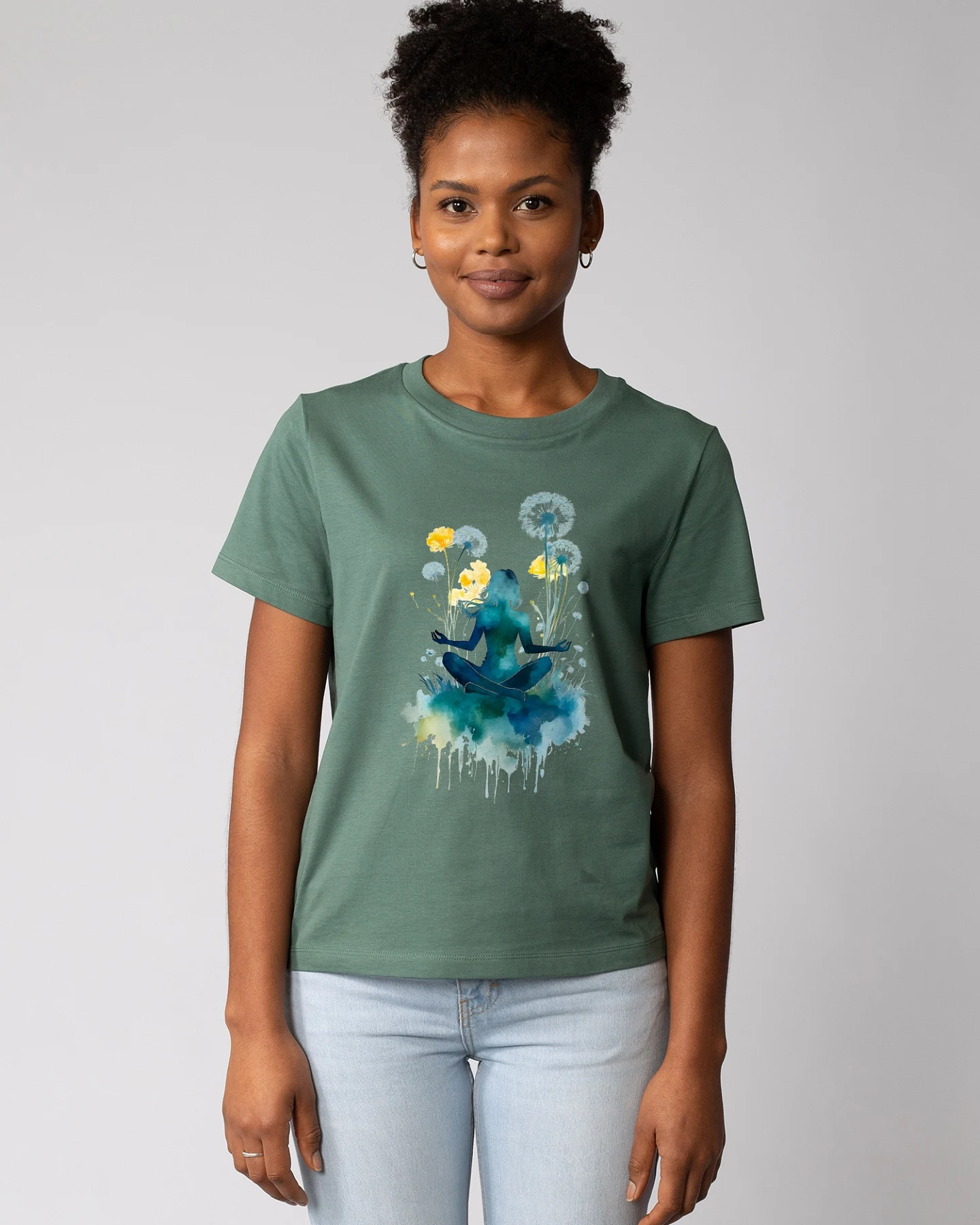 Watapparel T-Shirt Yoga & Meditation – Ansicht 2