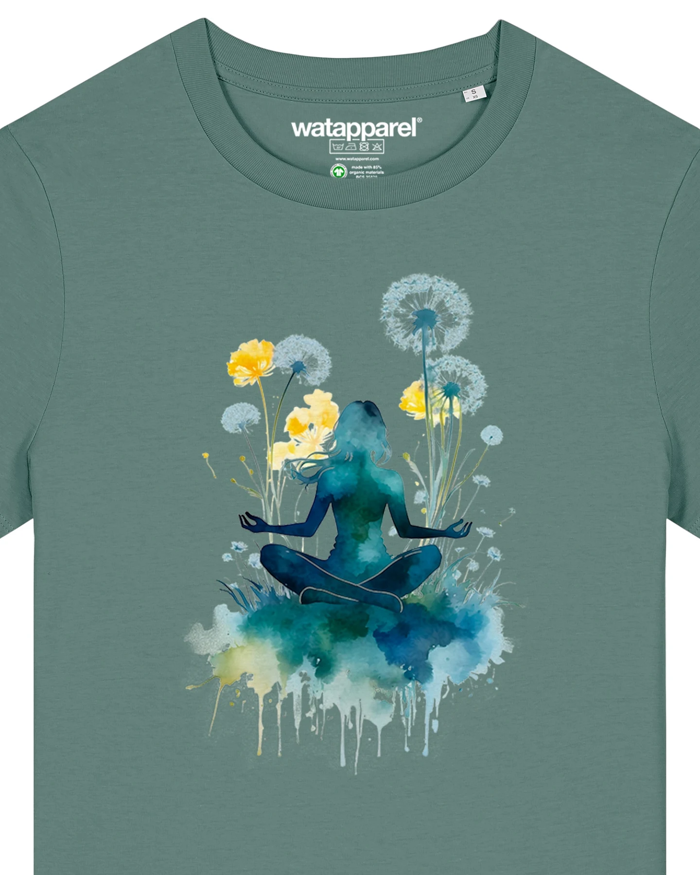 Watapparel T-Shirt Yoga & Meditation – Ansicht 3
