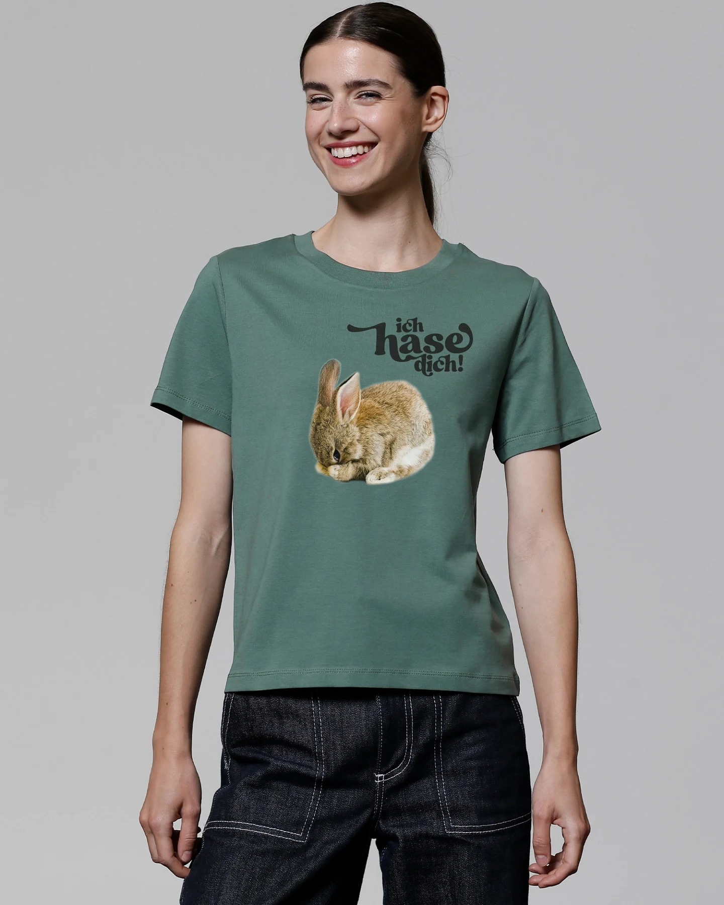 Watapparel T-Shirt Ich hase dich! – Ansicht 2
