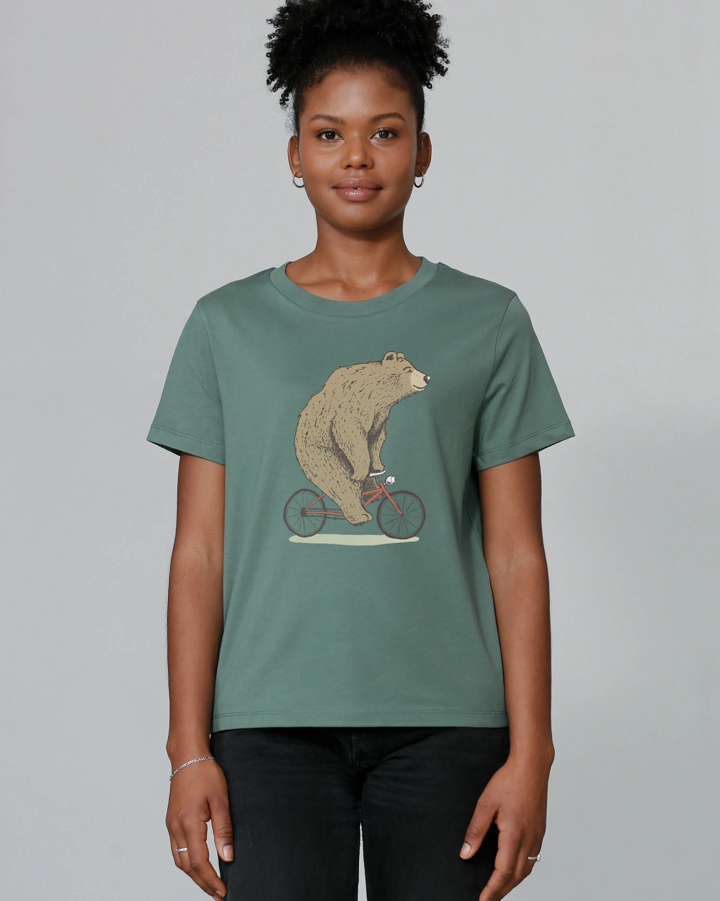 Watapparel T-Shirt Fahrradbär – Ansicht 2