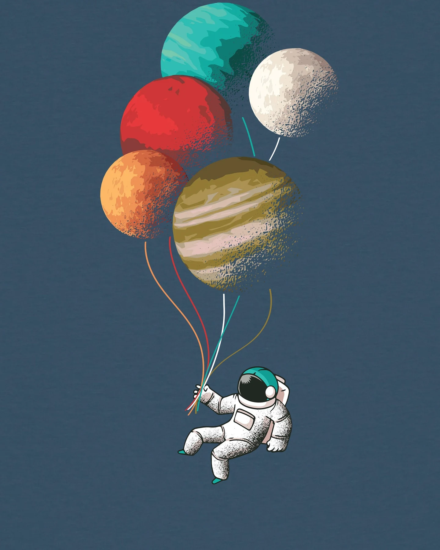 Watapparel Shirt Balloon Spaceman – Ansicht 3