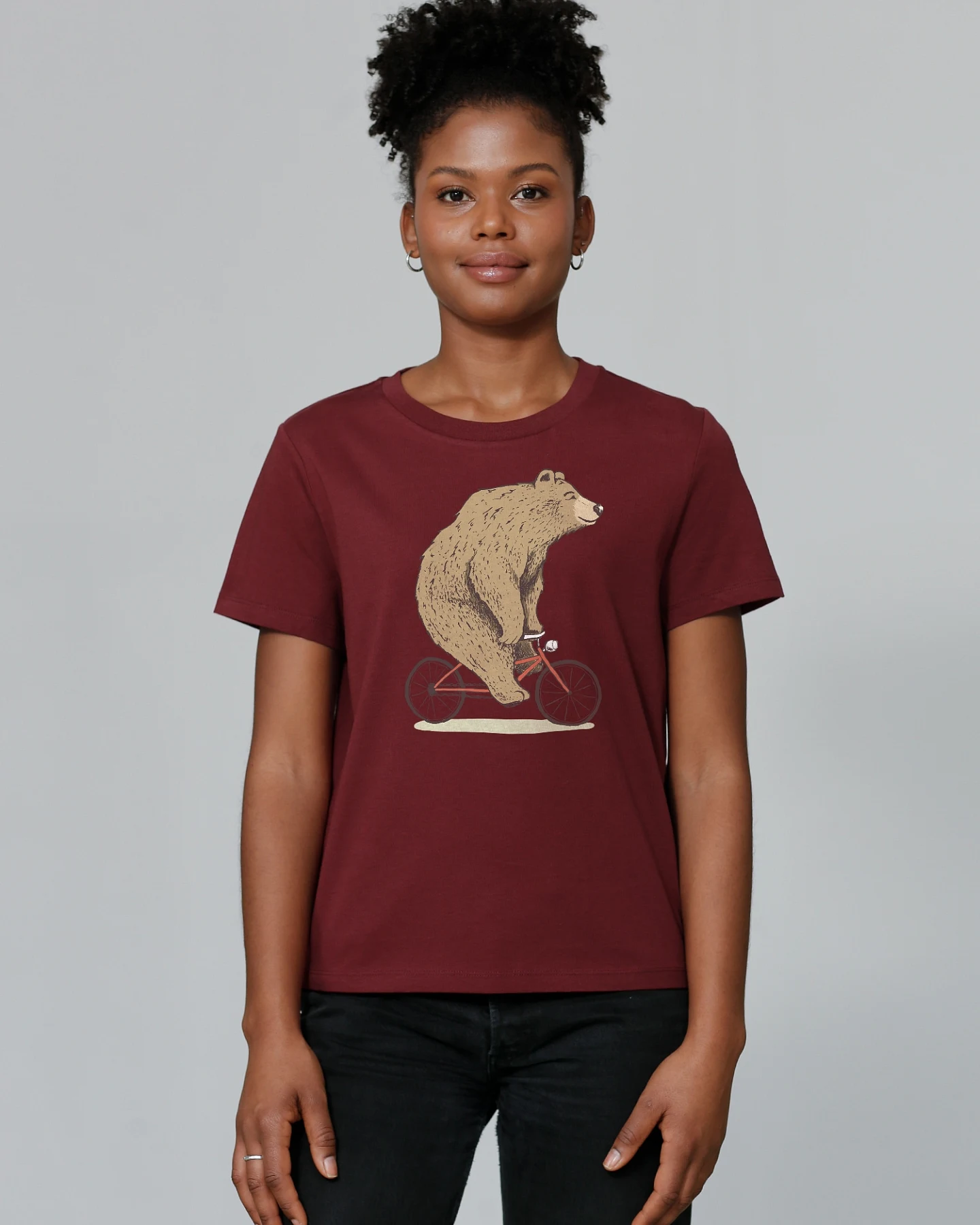 Watapparel T-Shirt Fahrradbär – Ansicht 2