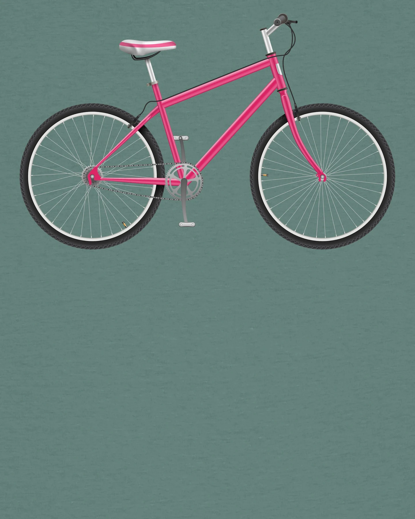 Watapparel Shirt Pink Bike – Ansicht 3
