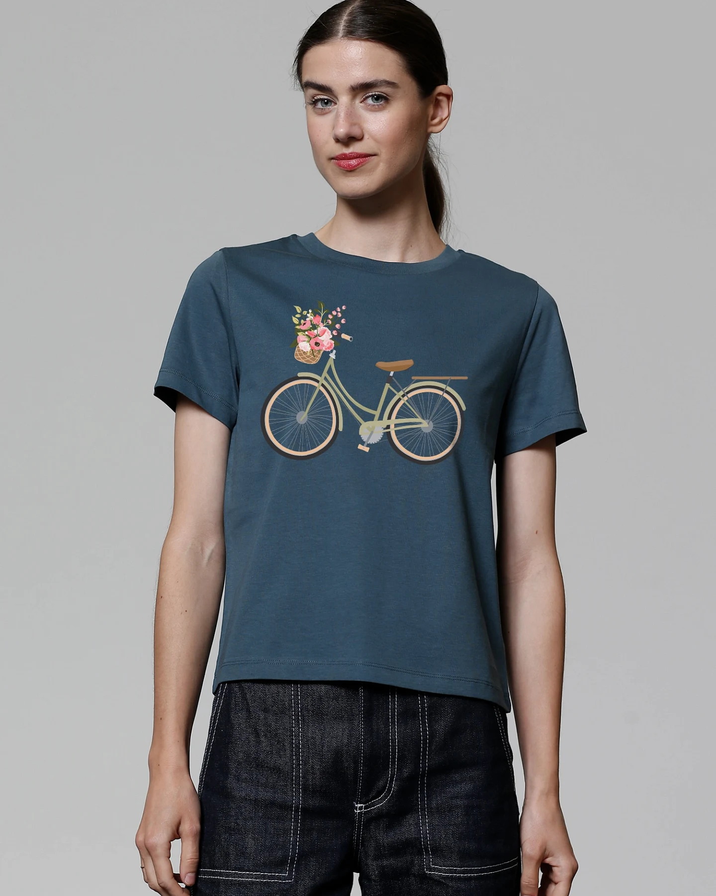 Watapparel T-Shirt Damenfahrrad – Ansicht 2