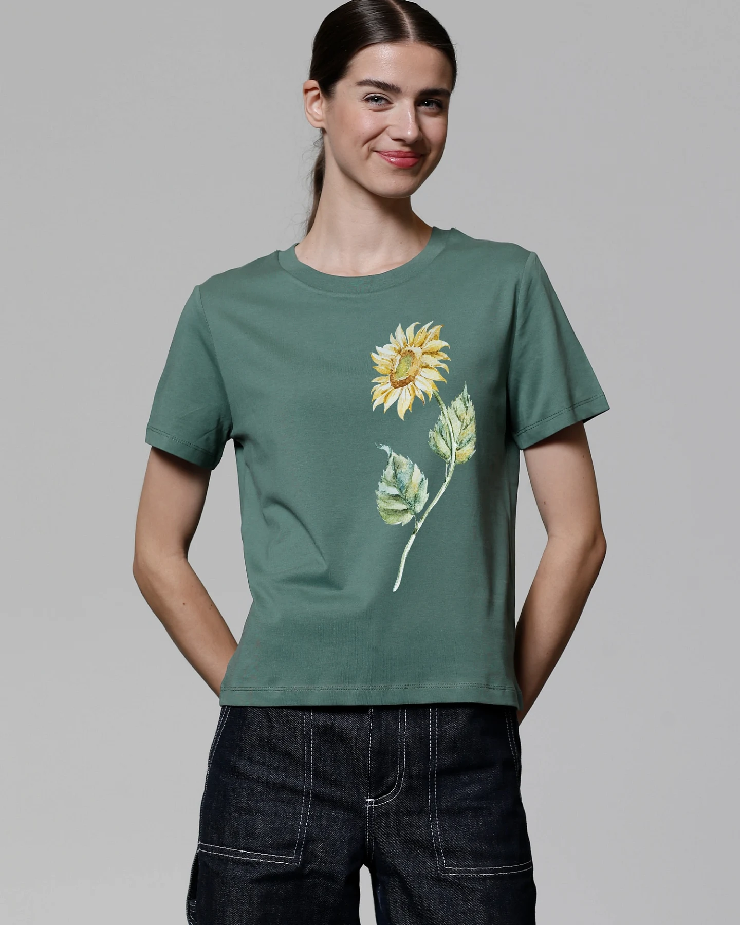 Watapparel T-Shirt Sonnenblume – Ansicht 2