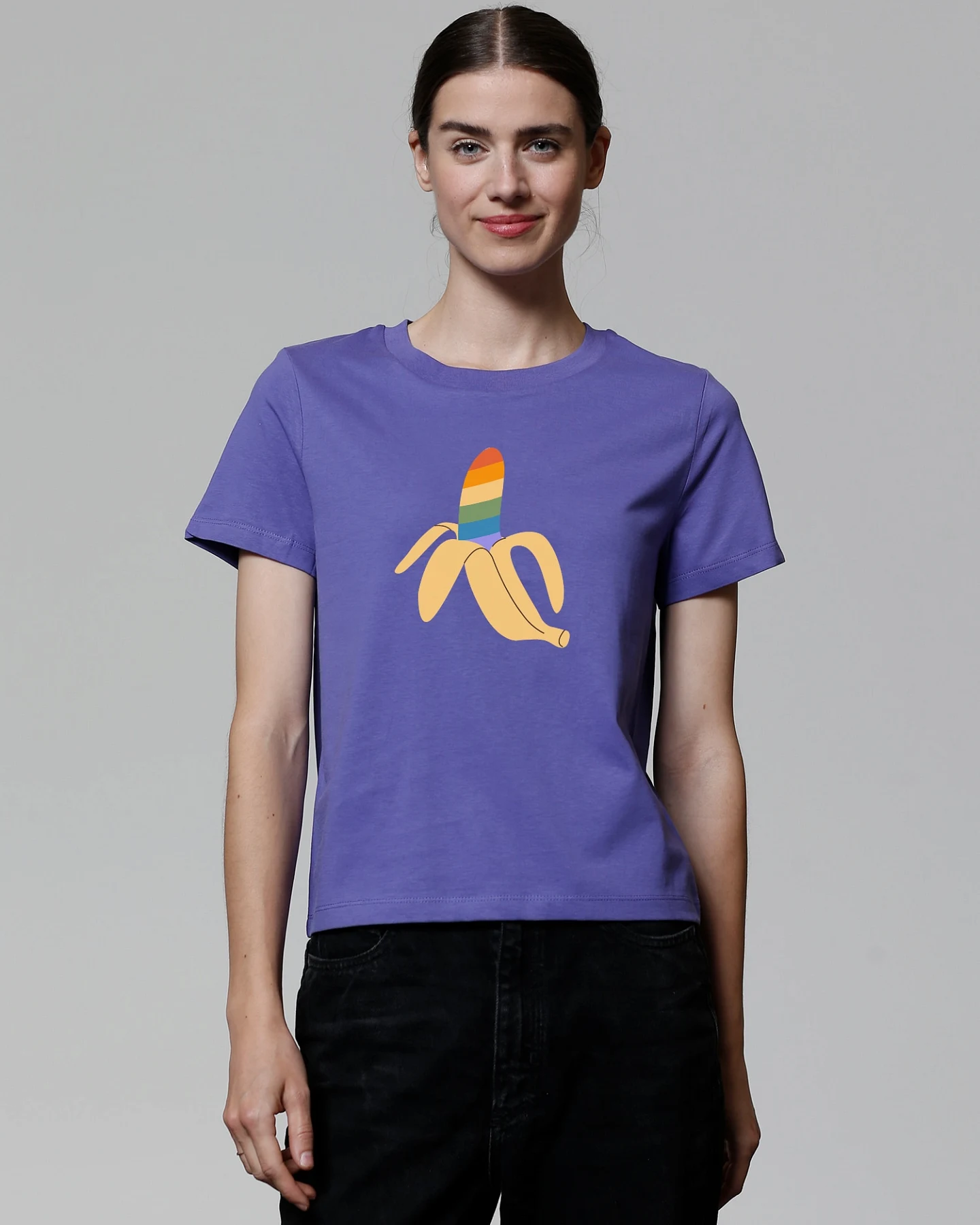 Watapparel T-Shirt Rainbow Banana – Ansicht 2