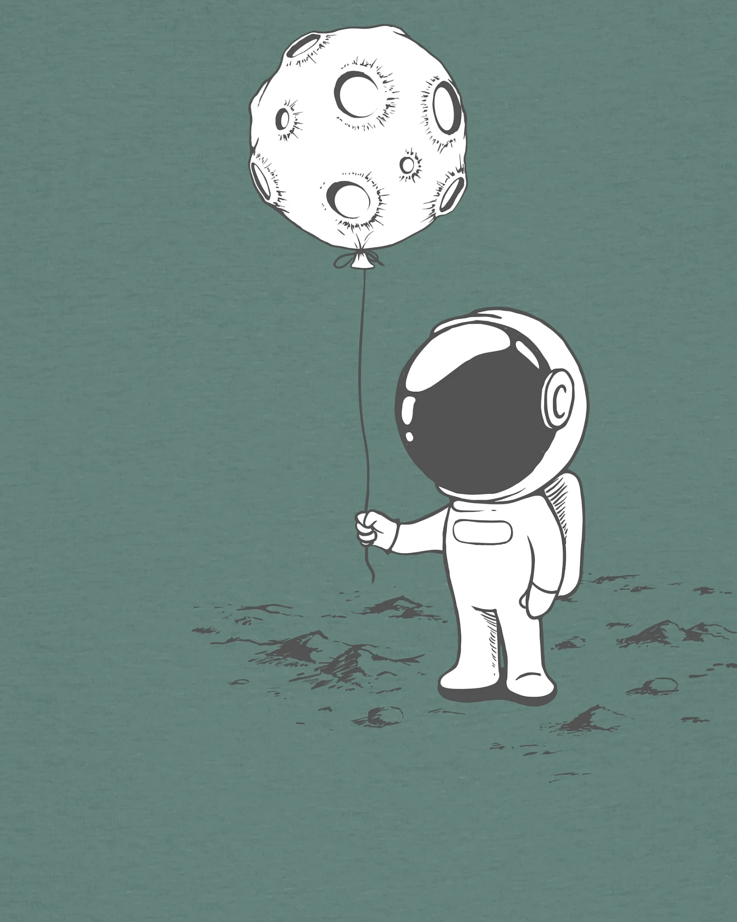 Watapparel Shirt Kleiner Astronaut – Ansicht 3
